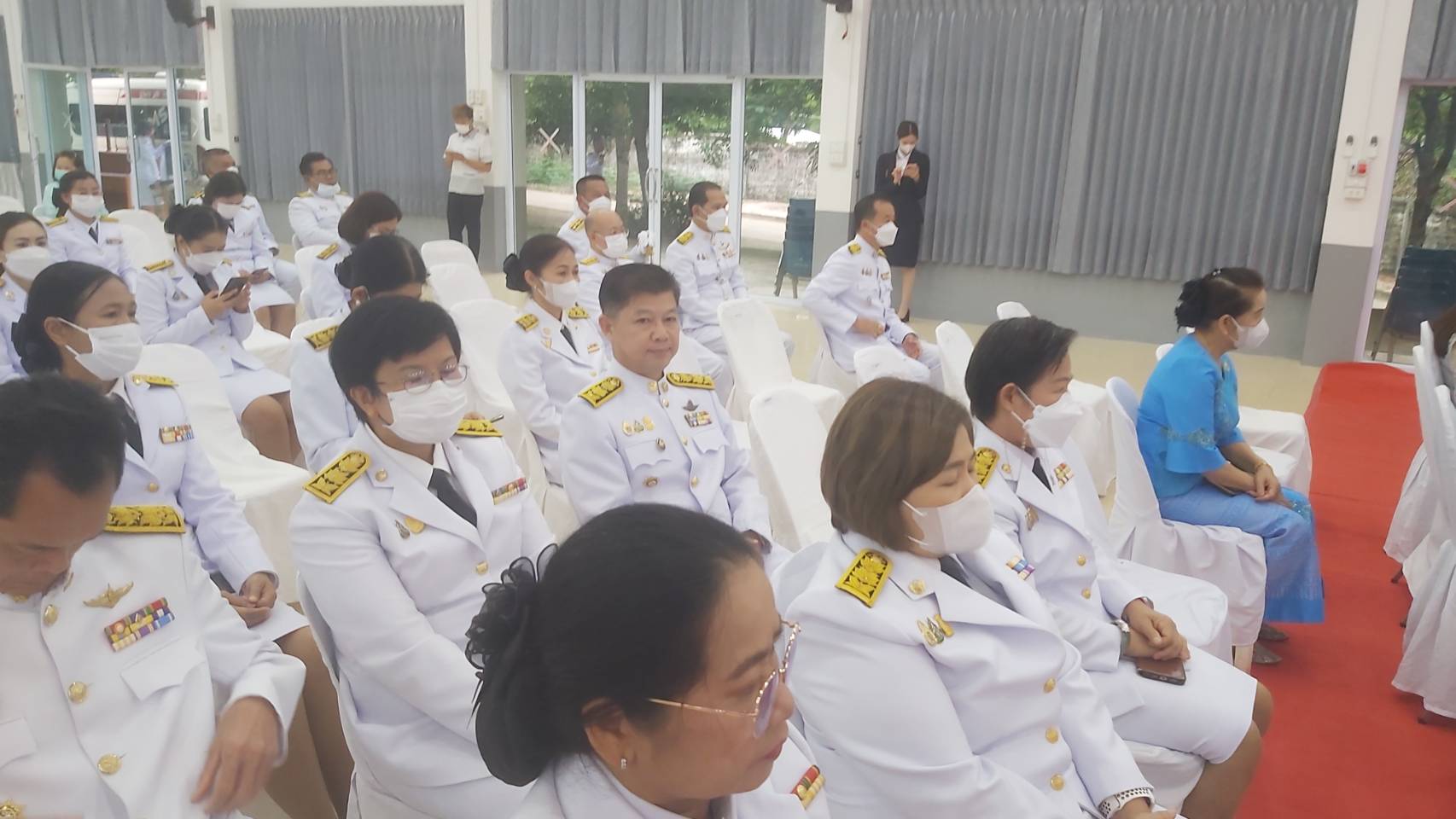 พช.หนองคาย ร่วมกิจกรรมทำบุญตักบาตรและพิธีทางศาสนามหามงคล วันแม่แห่งชาติ 12 สิงหาคม 2566