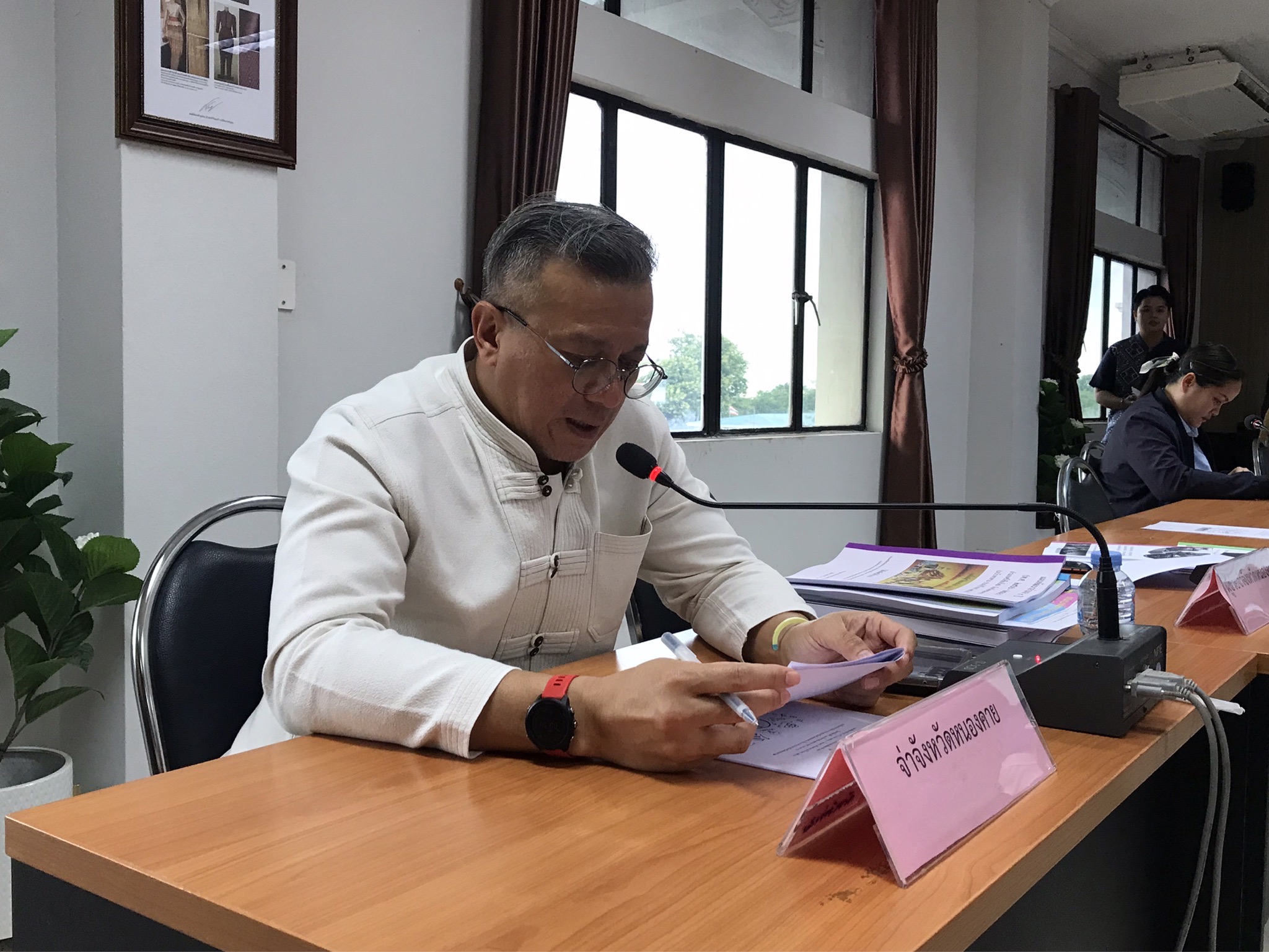 พช. หนองคาย ร่วมประชุมคณะทำงานกลั่นกรองแผนพัฒนาอำเภอ แผนพัฒนาอำเภอ 5 ปี (พ.ศ.2566-2570) ฉบับทบทวน ปี พ.ศ.2566