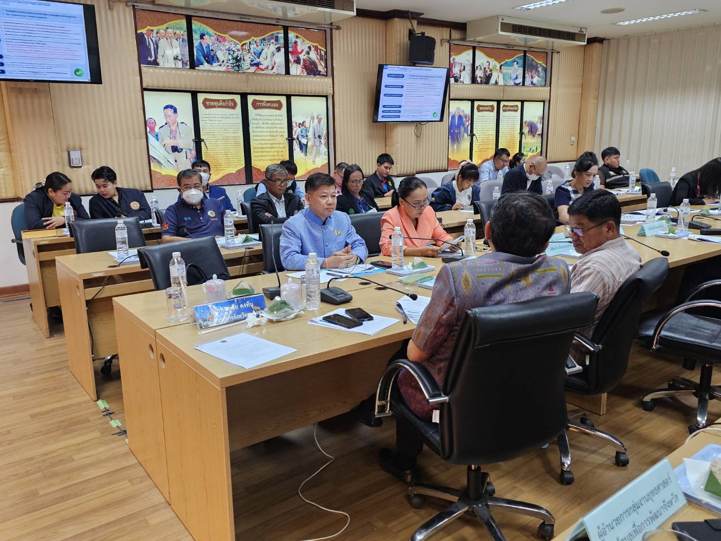 พช.หนองคาย ร่วมประชุมโครงการประชุมเชิงปฏิบัติการทบทวนแผนพัฒนาจังหวัดหนองคาย พ.ศ.2566-2570