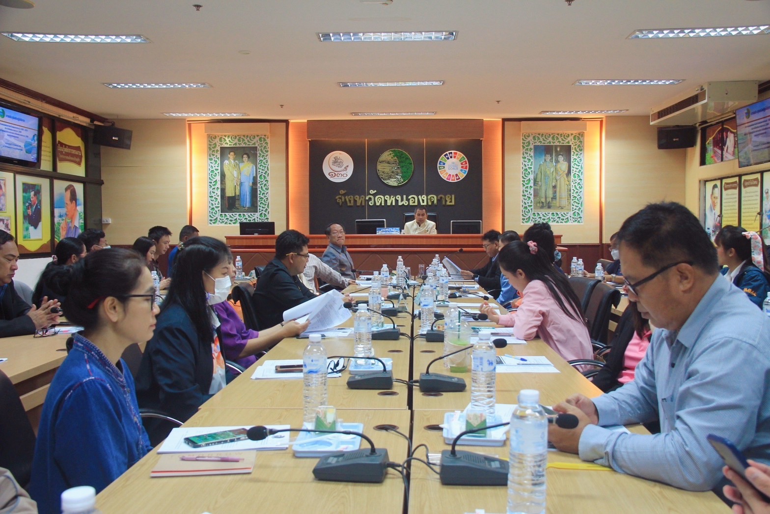 พช.หนองคาย ร่วมประชุมโครงการประชุมเชิงปฏิบัติการทบทวนแผนพัฒนาจังหวัดหนองคาย พ.ศ.2566-2570