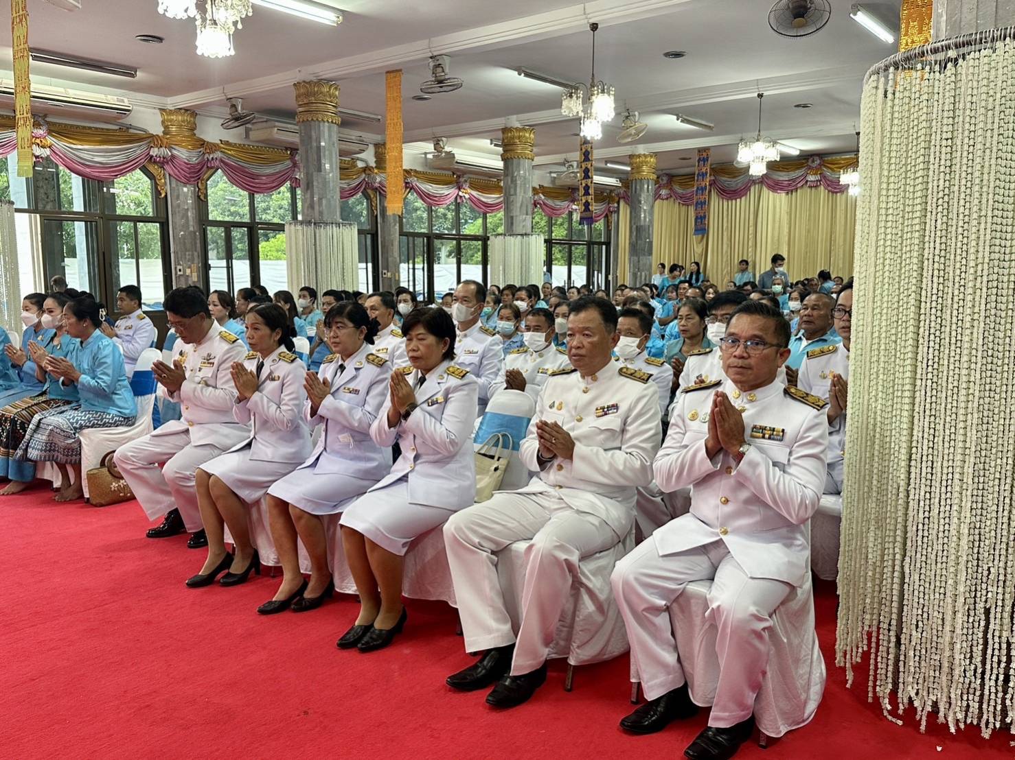 จังหวัดหนองคาย จัดพิธีมอบเงินพระราชทานขวัญถุงกองทุนแม่ของแผ่นดิน และกิจกรรมทอดผ้าป่าเฉลิมพระเกียรติ สมเด็จพระนางเจ้าสิริกิติ์ พระบรมราชินีนาถ พระบรมราชชนนีพันปีหลวง เนื่องในโอกาสมหามงคลเฉลิมพระชนมพรรษา 91 พรรษา 12 สิงหาคม 2566