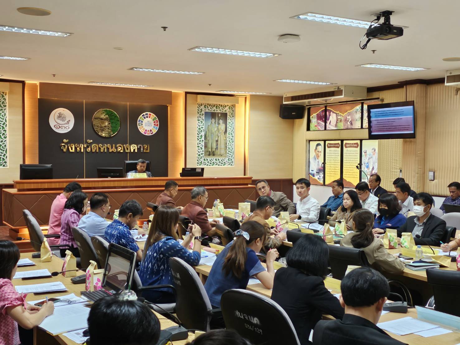 พช.หนองคาย ร่วมการประชุมผู้บริการองค์กรปกครองส่วนท้องถิ่น ครั้งที่ 4/2566 ประจำเดือนกันยายน 2566