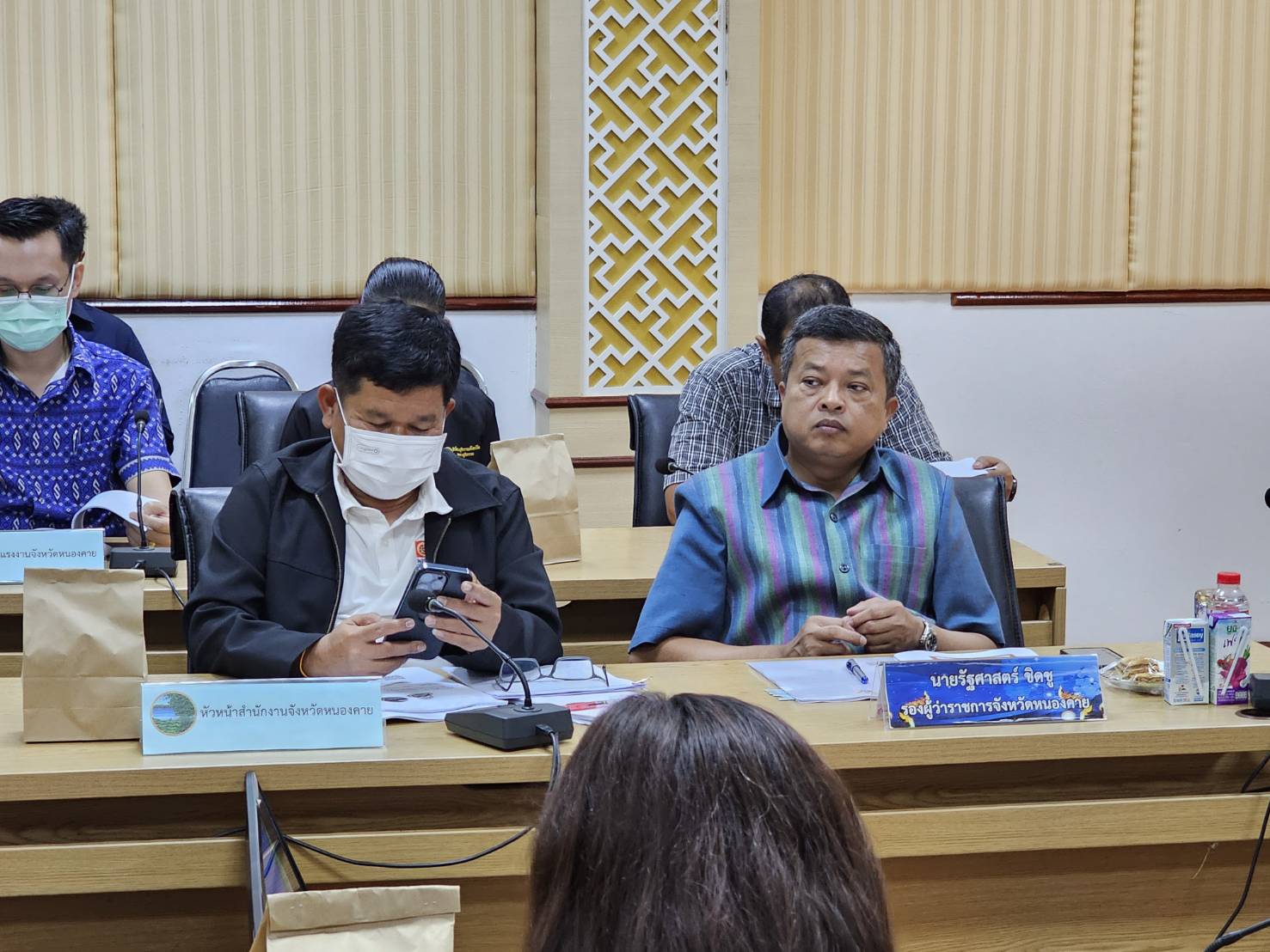 พช.หนองคาย ร่วมการประชุมคณะกรรมการผลักดันการดำเนินงานตามแผนแม่บทภายใต้ยุทธศาสตร์ชาติ ประเด็นการต่อต้านการทุจริตและประพฤติมิชอบจังหวัดหนองคาย ครั้งที่ 3/2566