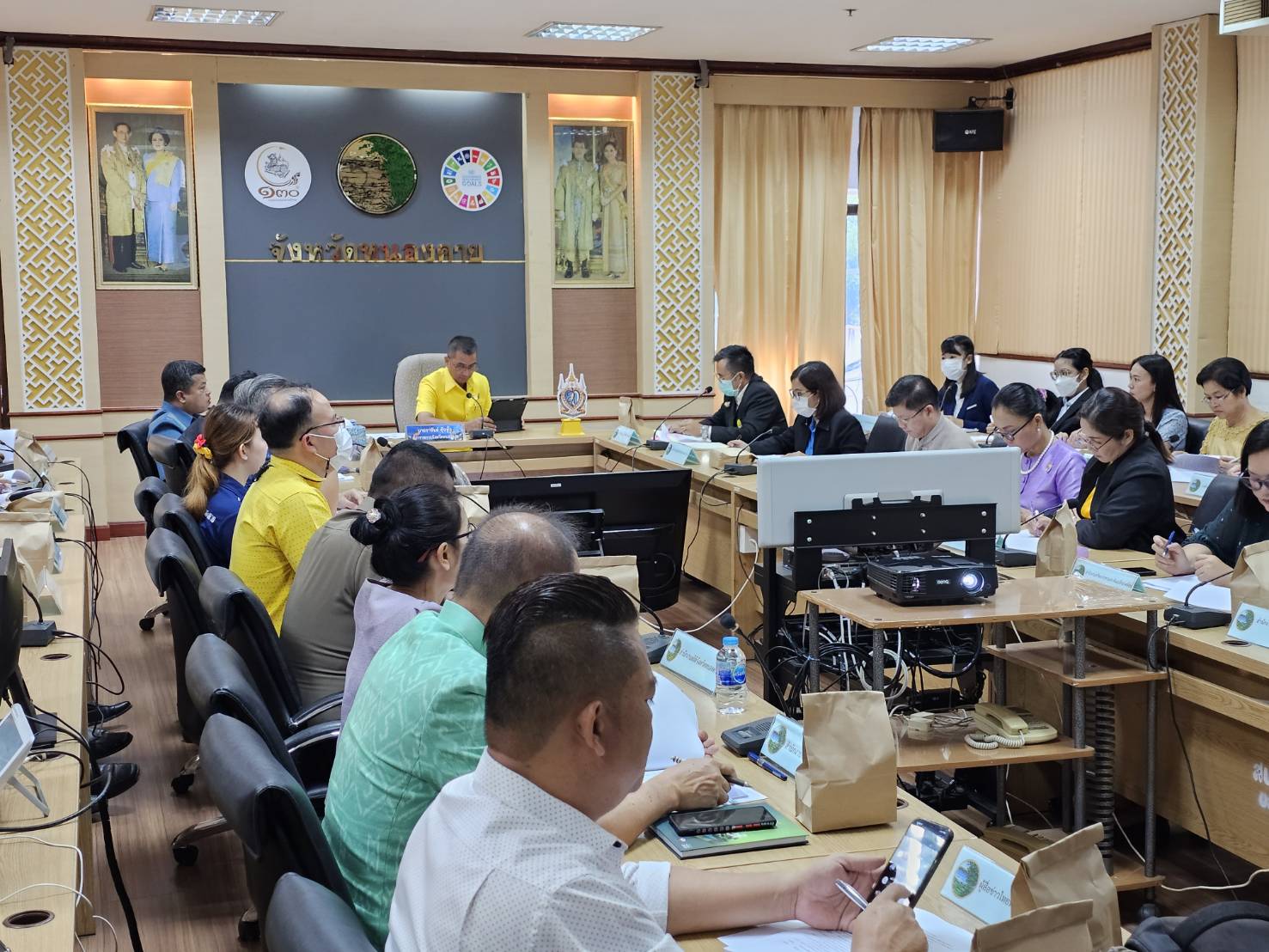 พช.หนองคาย ร่วมการประชุมคณะกรรมการผลักดันการดำเนินงานตามแผนแม่บทภายใต้ยุทธศาสตร์ชาติ ประเด็นการต่อต้านการทุจริตและประพฤติมิชอบจังหวัดหนองคาย ครั้งที่ 3/2566
