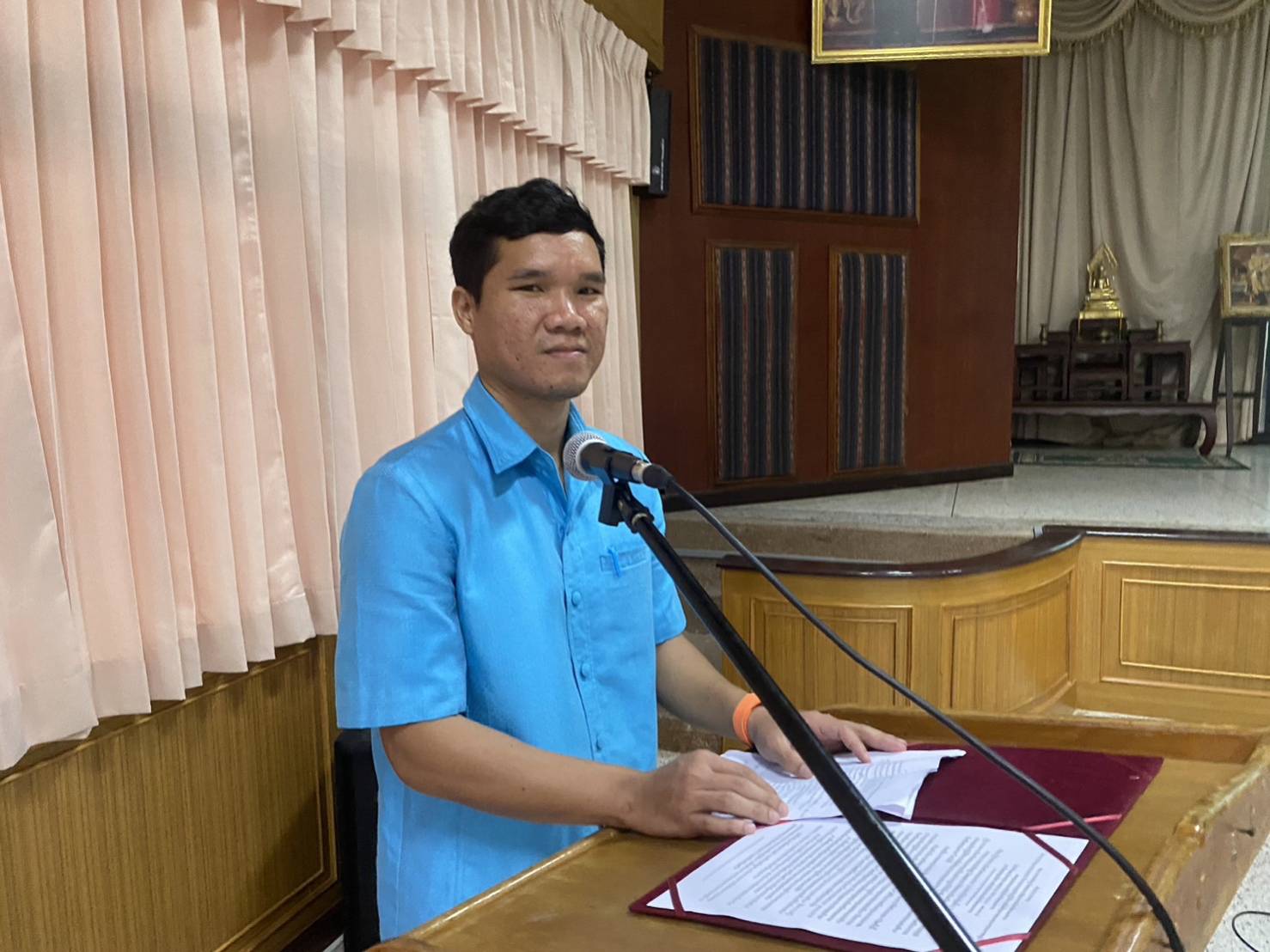 จังหวัดหนองคาย ดำเนินโครงการกองทุนแม่ของแผ่นดิน กิจกรรมประชุมเชิงปฏิบัติการเพิ่มศักยภาพของคณะกรรมการกองทุนแม่ของแผ่นดินจังหวัดหนองคาย