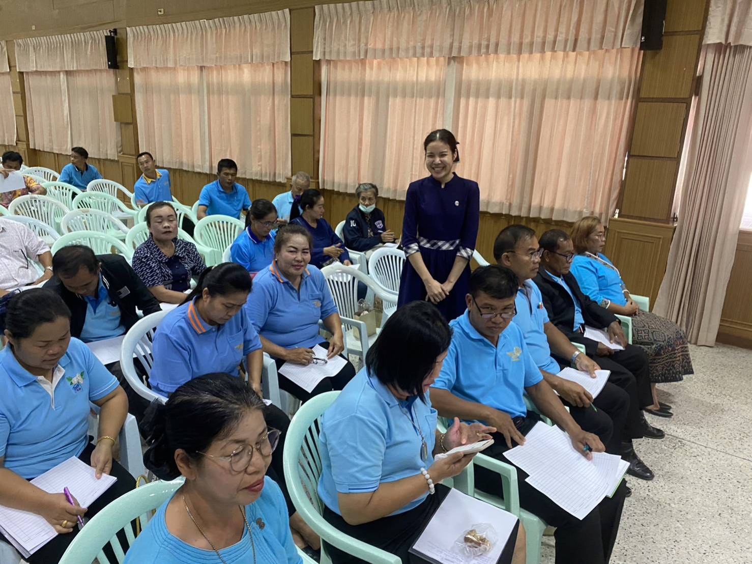 จังหวัดหนองคาย ดำเนินโครงการกองทุนแม่ของแผ่นดิน กิจกรรมประชุมเชิงปฏิบัติการเพิ่มศักยภาพของคณะกรรมการกองทุนแม่ของแผ่นดินจังหวัดหนองคาย