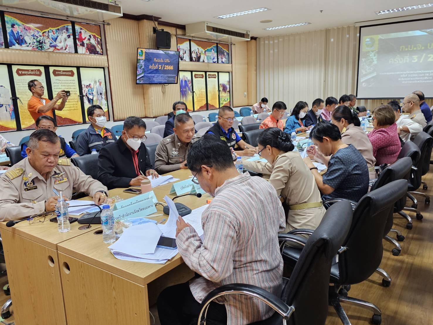 พช.หนองคาย ร่วมการประชุมคณะกรรมการบริหารงานจังหวัดแบบบูรณาการจังหวัดหนองคาย (ก.บ.จ.นค.) ครั้งที่ 3/2566