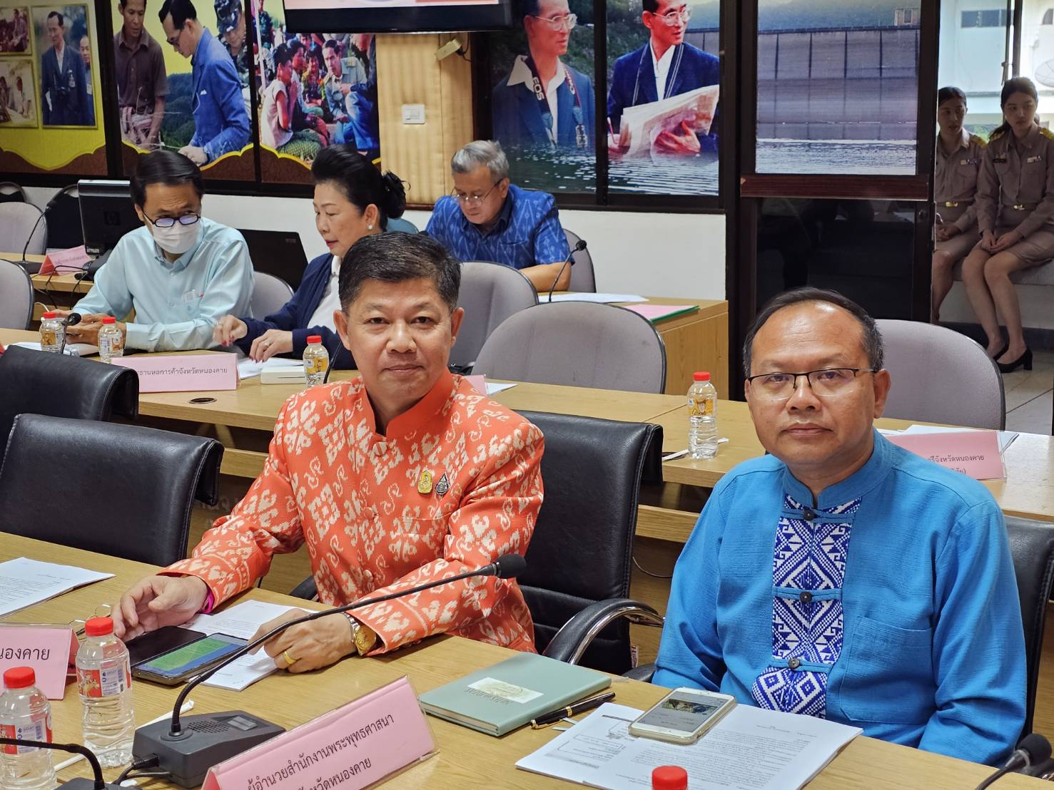 พช.หนองคาย ร่วมการประชุมคณะกรรมการขับเคลื่อนโครงการสร้างความปรองดองสมานฉันท์โดยใช้หลักธรรมทางพระพุทธศาสนา”หมู่บ้านรักษาศีล 5 ขยายผลสู่หมู่บ้านศีลธรรม” จังหวัดหนองคาย