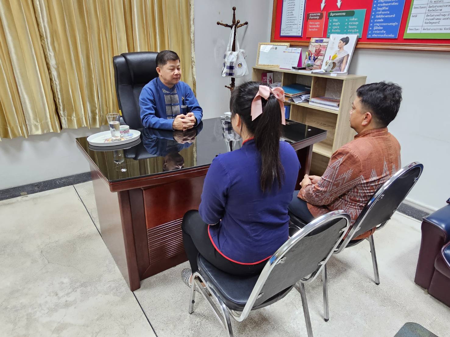 พช.หนองคาย รับรายงานตัว อาสาพัฒนา (อสพ.) รุ่นที่ 75