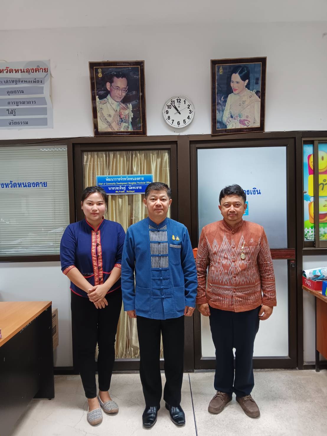 พช.หนองคาย รับรายงานตัว อาสาพัฒนา (อสพ.) รุ่นที่ 75