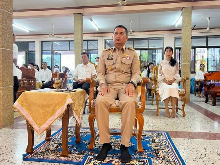 พช.หนองคาย ร่วมพิธีเจริญพระพุทธมนต์เพื่อสวดสาธยายถวายเป็นพระกุศล ถวายพระพรชัยมงคลแด่สมเด็จพระเจ้าลูกเธอ เจ้าฟ้าพัชรกิติยาภา นเรนทิราเทพยวดี กรมหลวงราชสาริณีสิริพัชร มหาวัชรราชธิดา ครั้งที่ 33/2566