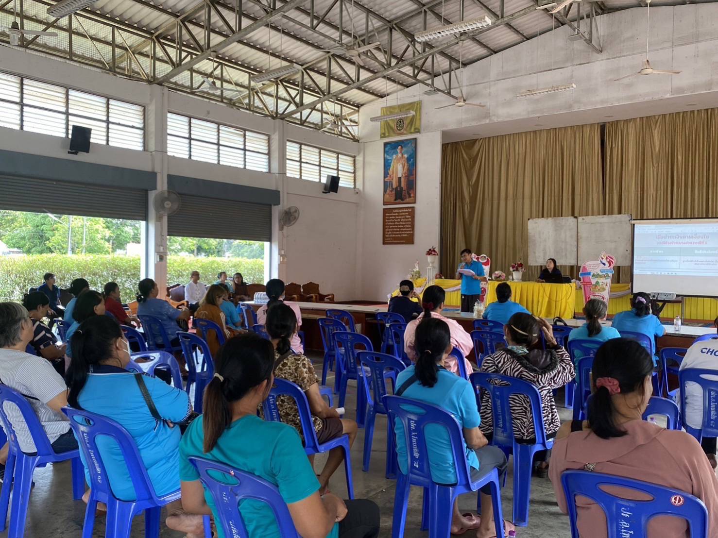 กองทุนพัฒนาบทบาทสตรีจังหวัดหนองคาย ลงพื้นที่ดำเนินการตามมาตรการลดความเดือดร้อน
