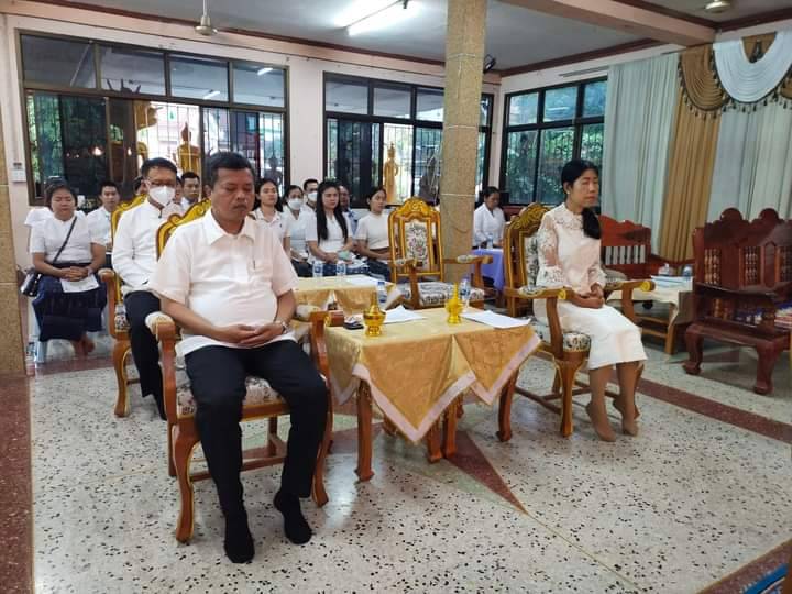 พช.หนองคาย ร่วมพิธีเจริญพระพุทธมนต์เพื่อสวดสาธยายถวายเป็นพระกุศล ถวายพระพรชัยมงคลแด่สมเด็จพระเจ้าลูกเธอ เจ้าฟ้าพัชรกิติยาภา นเรนทิราเทพยวดี กรมหลวงราชสาริณีสิริพัชร มหาวัชรราชธิดา ครั้งที่ 33/2566