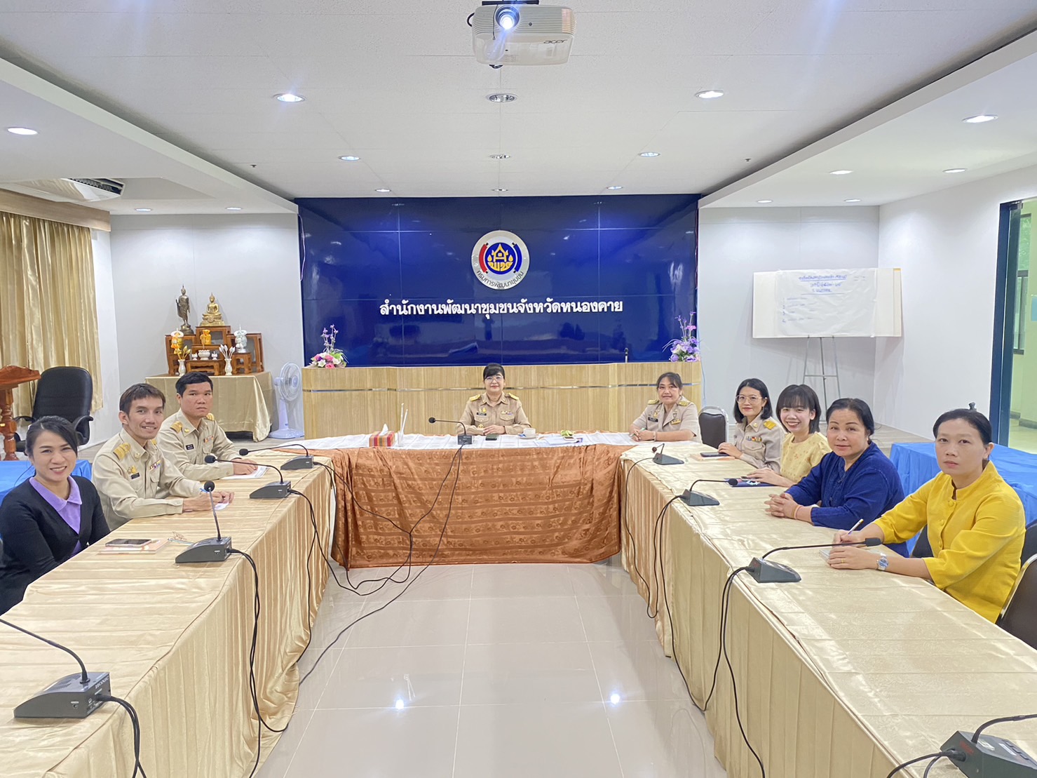 พช.หนองคาย ร่วมการประชุมกรมการพัฒนาชุมชน ครั้งที่ 9 /2566