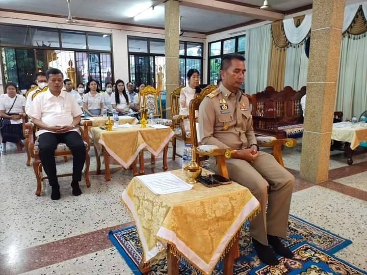 พช.หนองคาย ร่วมพิธีเจริญพระพุทธมนต์เพื่อสวดสาธยายถวายเป็นพระกุศล ถวายพระพรชัยมงคลแด่สมเด็จพระเจ้าลูกเธอ เจ้าฟ้าพัชรกิติยาภา นเรนทิราเทพยวดี กรมหลวงราชสาริณีสิริพัชร มหาวัชรราชธิดา ครั้งที่ 33/2566