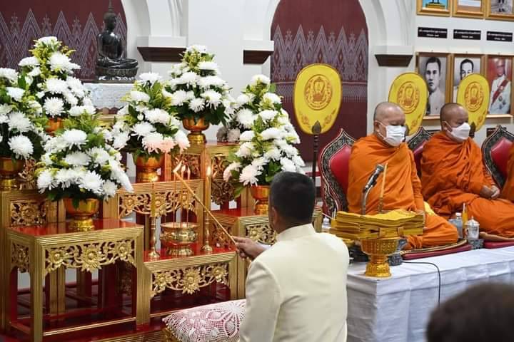 พช.หนองคาย ร่วมพิธีบำเพ็ญกุศลทักษิณานุปทานแด่อดีตเจ้าเมืองหนองคายและเจริญพระพุทธมนต์ในโอกาสเปิดห้องรับรองพลตรีกรมหลวงประจักษ์ศิลปาคม ห้องประชุมจอมมณี และห้องประชุมพระเจ้าใหญ่องค์ตื้อ