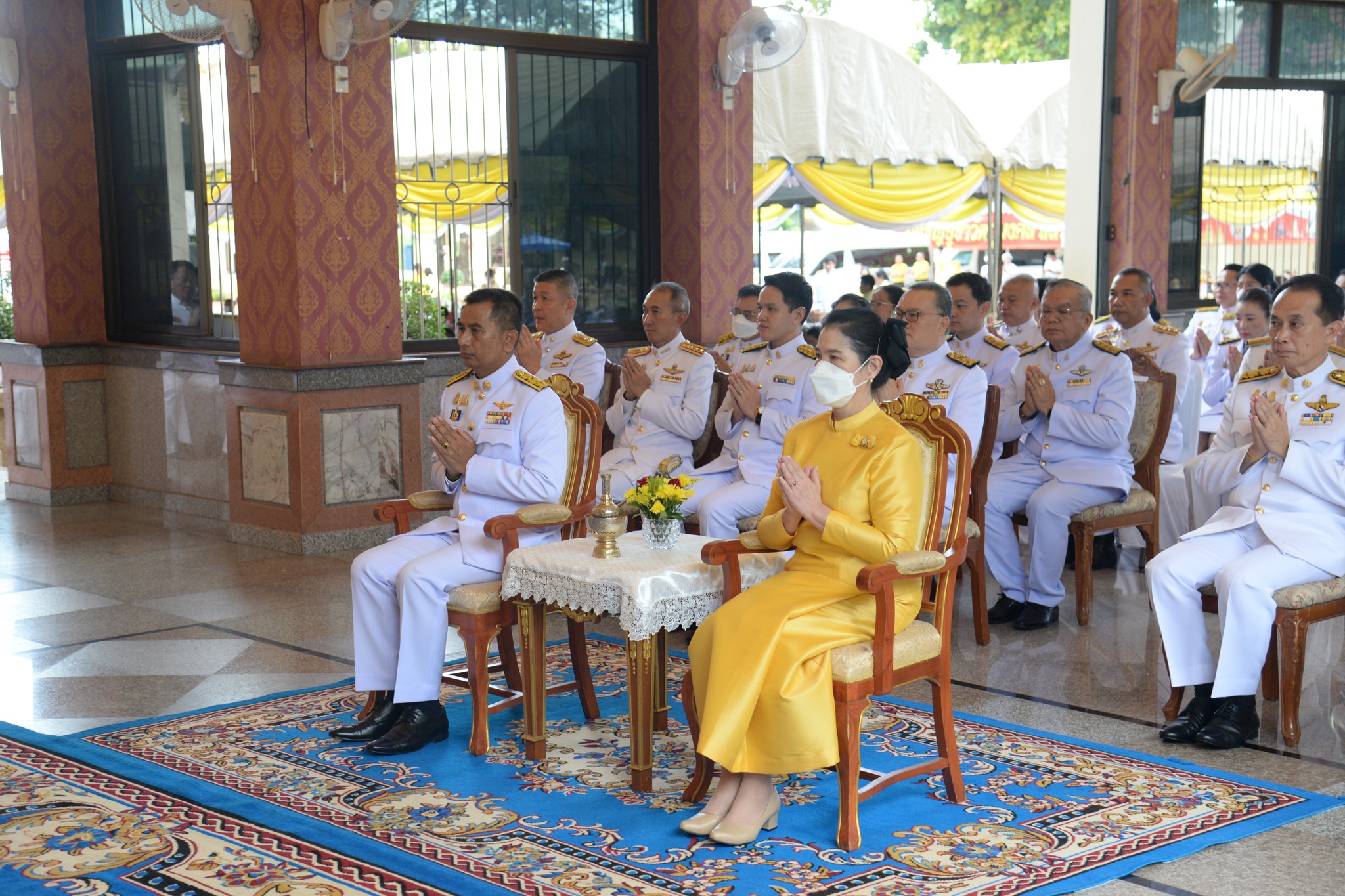 พช.หนองคาย ร่วมพิธีสวดพระพุทธมนต์และทำบุญตักบาตรถวายพระราชกุศล เนื่องในวันนวมินทรมหาราช 13 ตุลาคม 2566