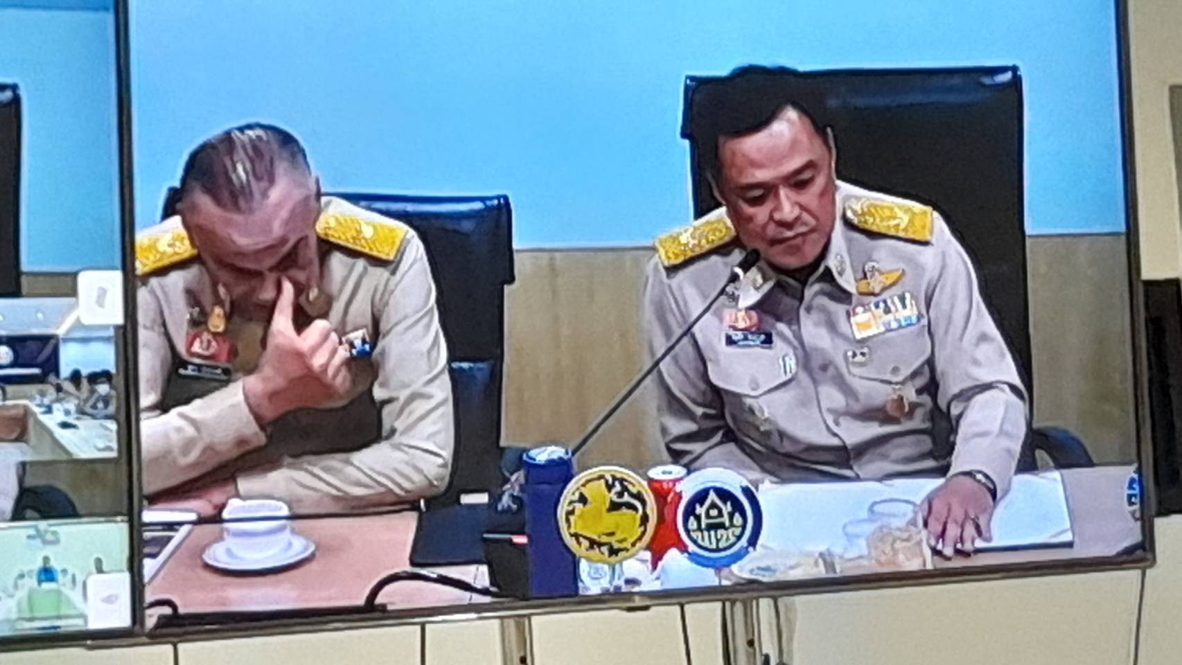 พช.หนองคาย ร่วมการประชุมรับมอบนโยบายและแนวทางการดำเนินงานของรัฐมนตรีกระทรวงมหาดไทย