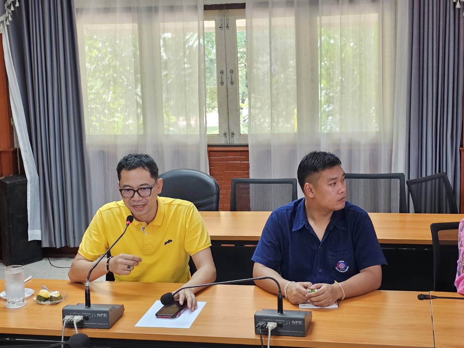 พช.หนองคาย ลงพื้นที่นิเทศติดตามการดำเนินงาน สำนักงานพัฒนาชุมชนอำเภอสระใคร จังหวัดหนองคาย