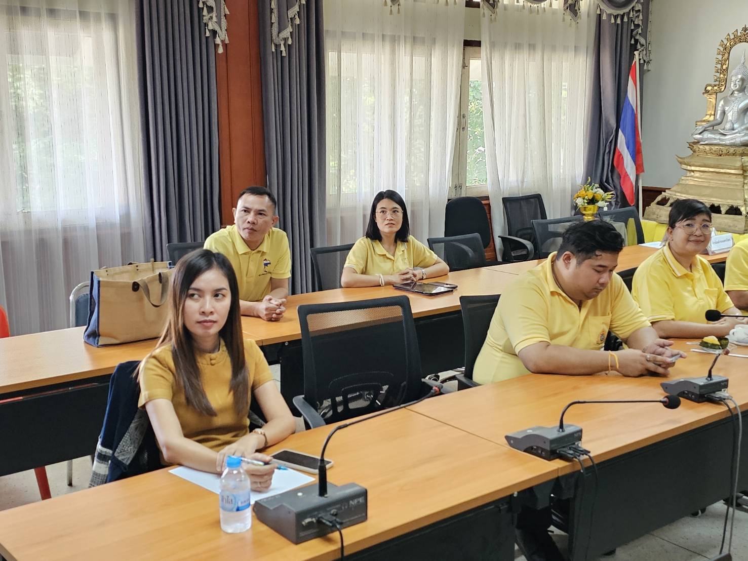 พช.หนองคาย ลงพื้นที่นิเทศติดตามการดำเนินงาน สำนักงานพัฒนาชุมชนอำเภอสระใคร จังหวัดหนองคาย