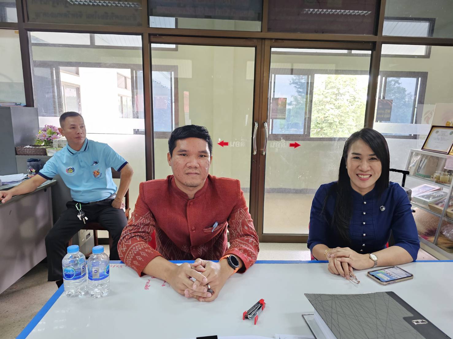 พช.หนองคาย ลงพื้นที่นิเทศติดตามการดำเนินงาน สำนักงานพัฒนาชุมชนอำเภอศรีเชียงใหม่ จังหวัดหนองคาย