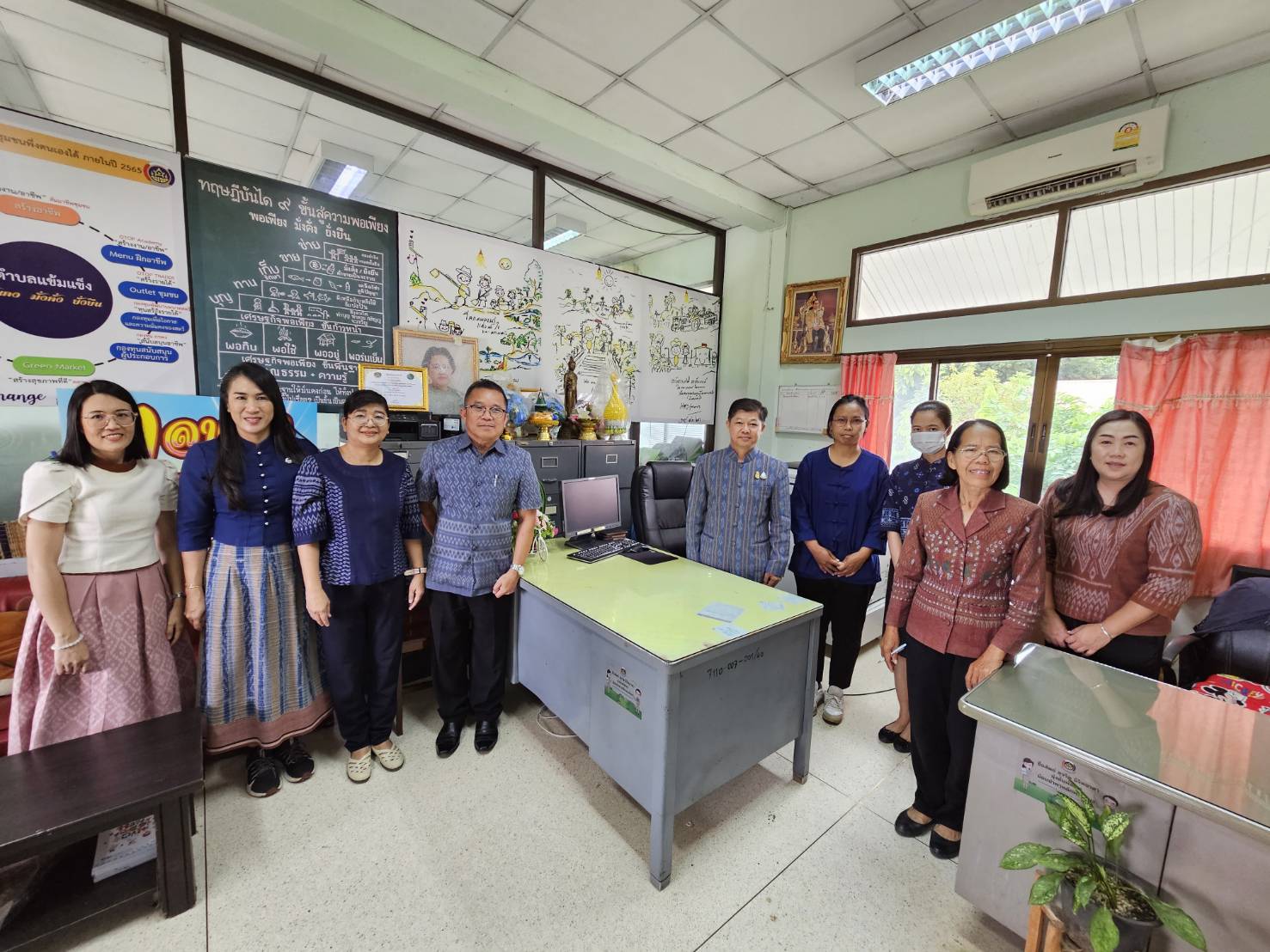 พช.หนองคาย ลงพื้นที่นิเทศติดตามการดำเนินงาน สำนักงานพัฒนาชุมชนอำเภอศรีเชียงใหม่ จังหวัดหนองคาย