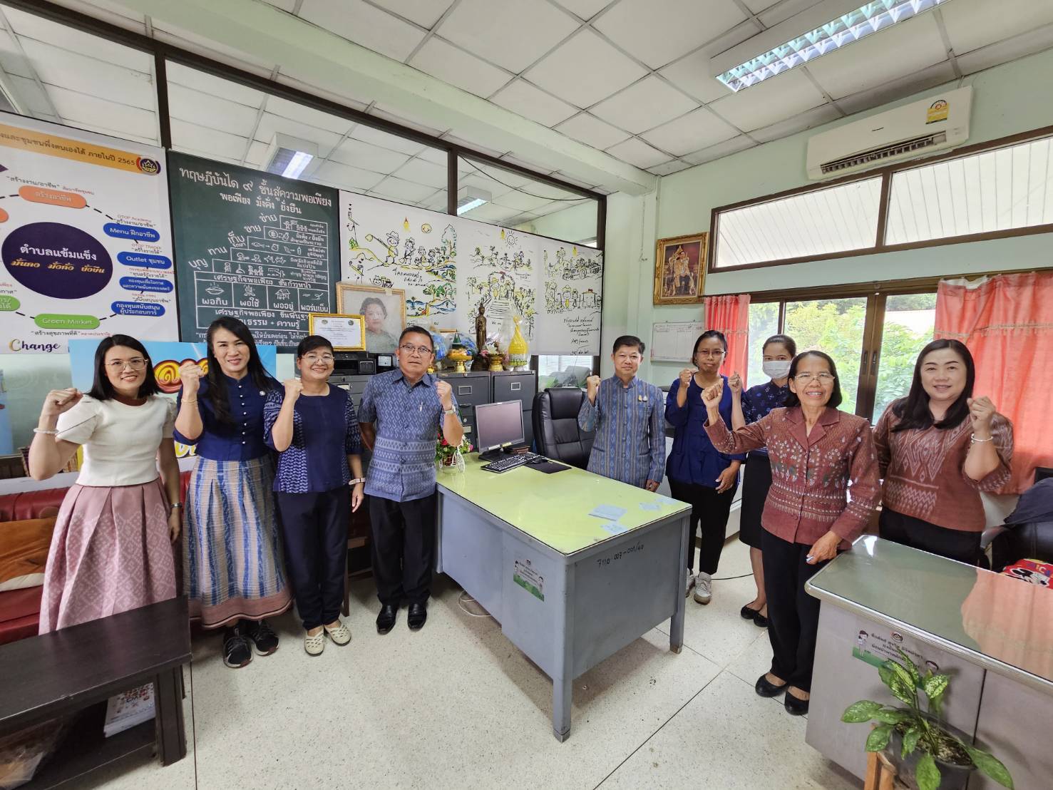 พช.หนองคาย ลงพื้นที่นิเทศติดตามการดำเนินงาน สำนักงานพัฒนาชุมชนอำเภอศรีเชียงใหม่ จังหวัดหนองคาย