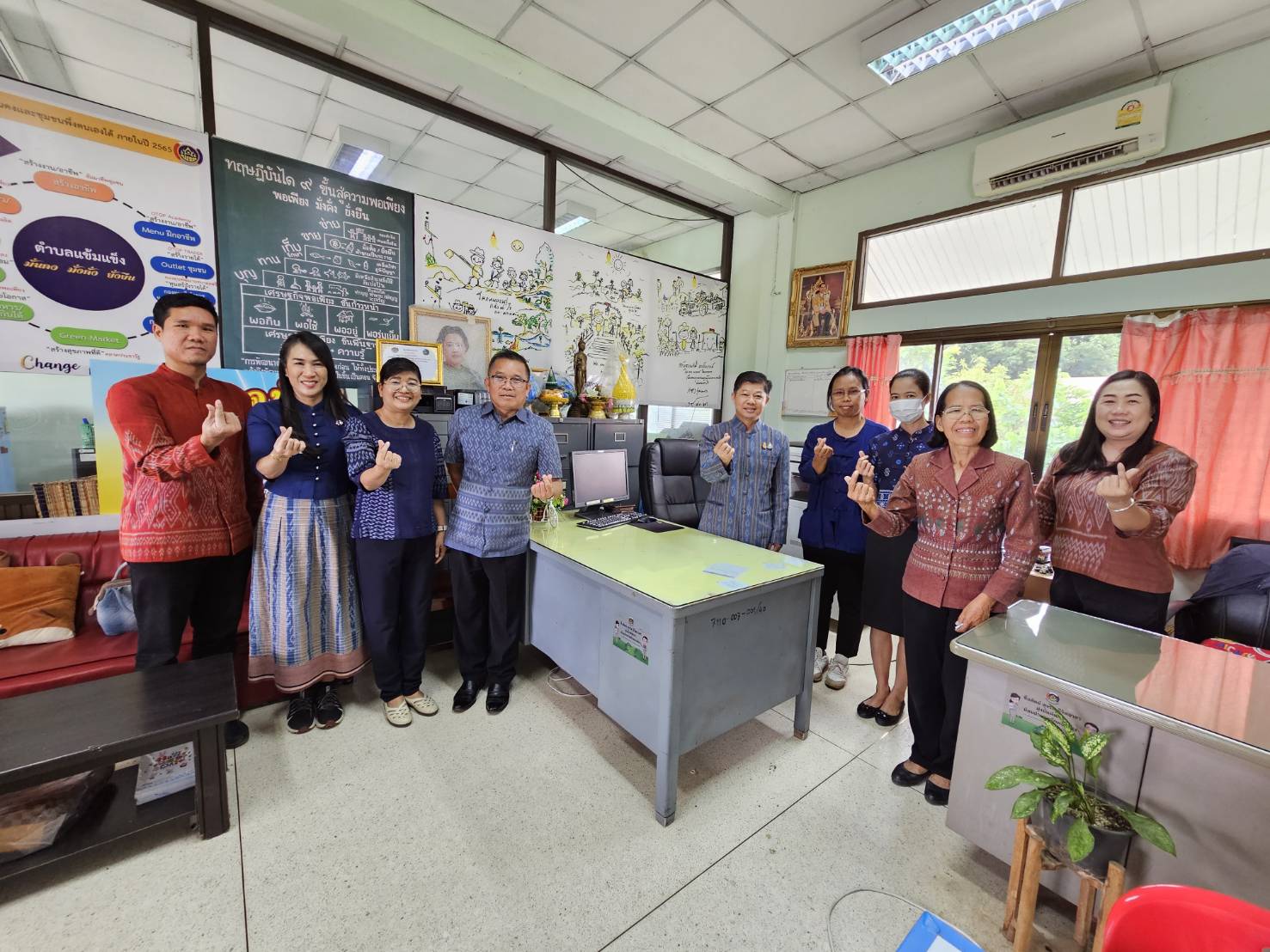 พช.หนองคาย ลงพื้นที่นิเทศติดตามการดำเนินงาน สำนักงานพัฒนาชุมชนอำเภอศรีเชียงใหม่ จังหวัดหนองคาย