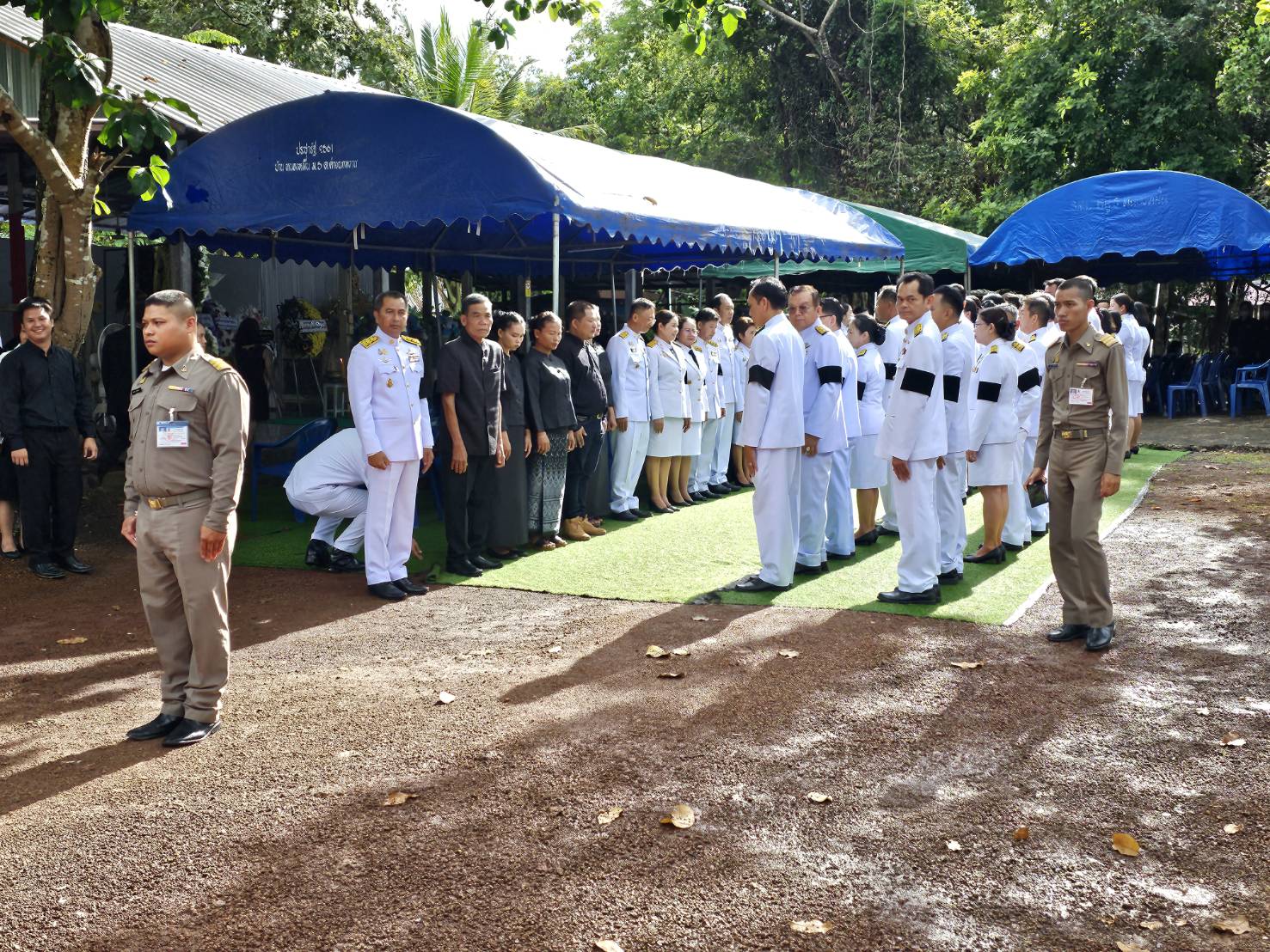 พช.หนองคาย ร่วมพิธีอัญเชิญพวงมาลาพระราชทาน นายศักดา สุระคาย(กรณีถึงแก่กรรมจากเหตุการณ์ความไม่สงบในอิสราเอล)