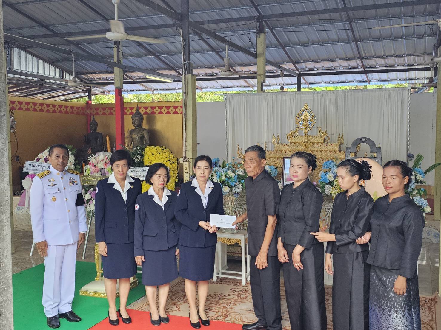 พช.หนองคาย ร่วมพิธีอัญเชิญพวงมาลาพระราชทาน นายศักดา สุระคาย(กรณีถึงแก่กรรมจากเหตุการณ์ความไม่สงบในอิสราเอล)