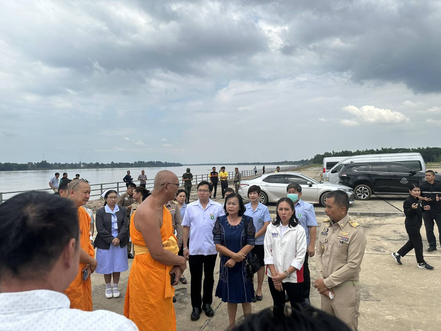 พช.หนองคาย ร่วมเตรียมการต้อนรับนายกรัฐมนตรีและรัฐมนตรีว่าการกระทรวงการคลัง(นายเศรษฐา ทวีสิน) และคณะ