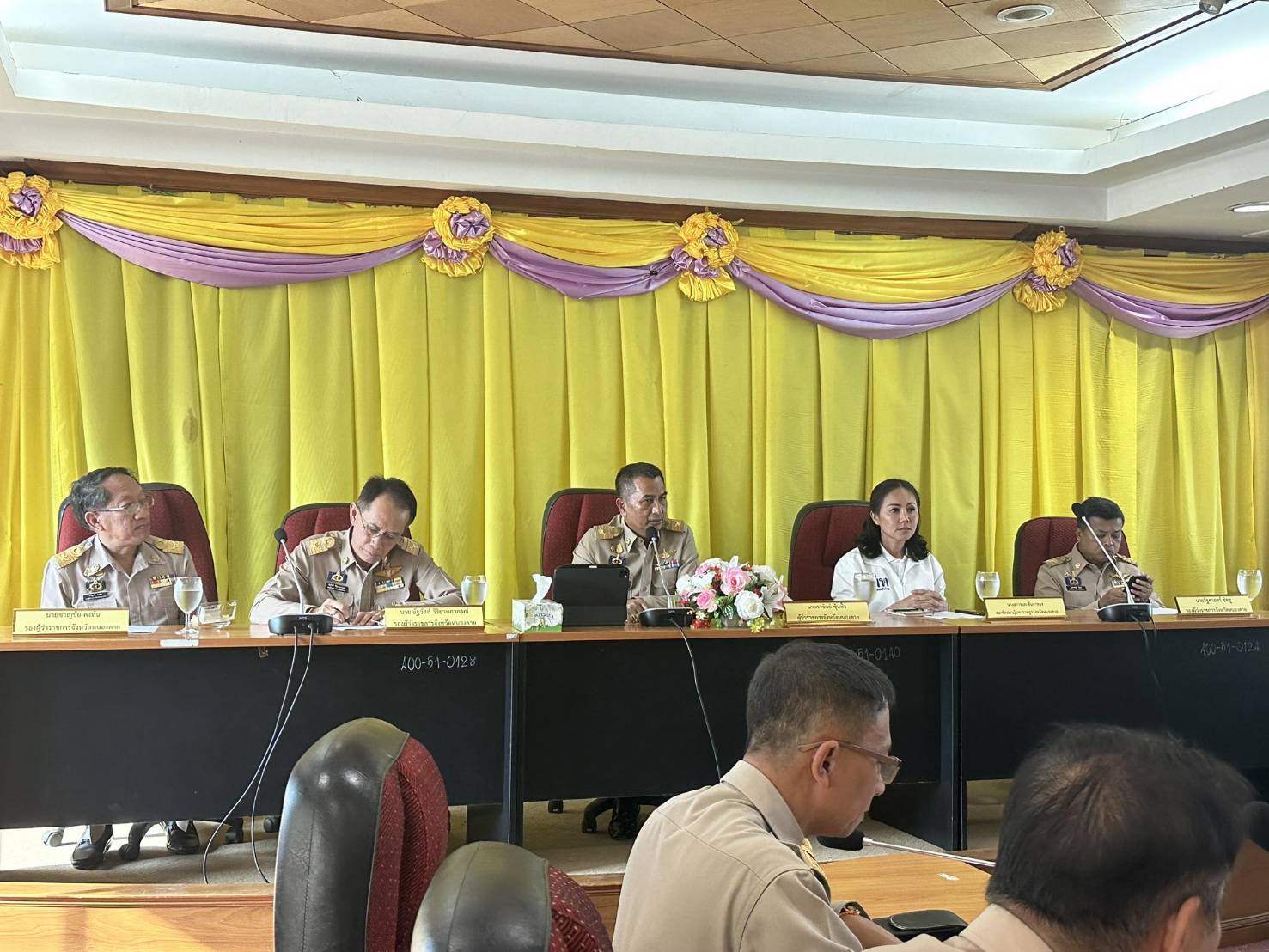 พช.หนองคาย ร่วมเตรียมการต้อนรับนายกรัฐมนตรีและรัฐมนตรีว่าการกระทรวงการคลัง(นายเศรษฐา ทวีสิน) และคณะ