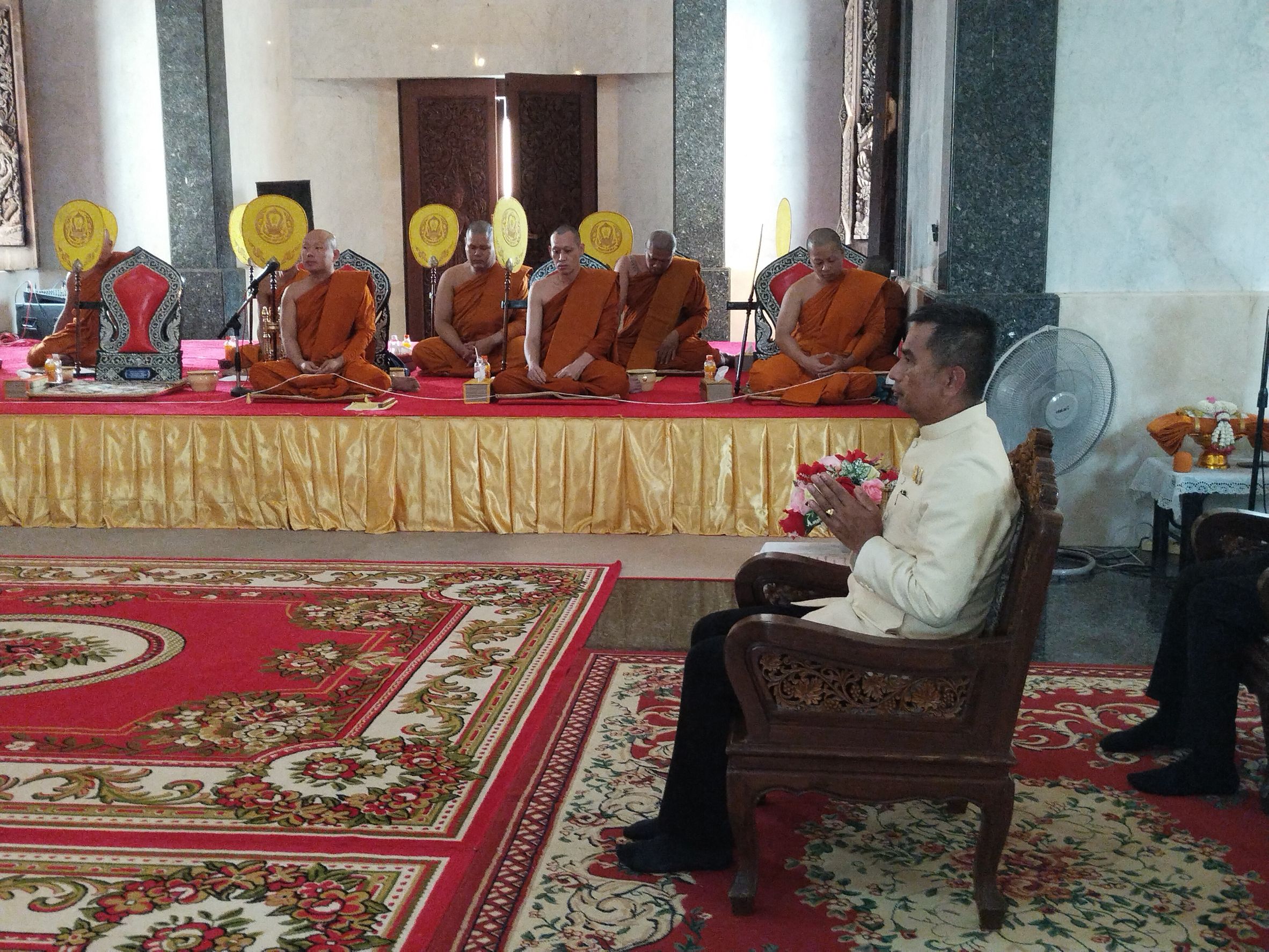 พช.หนองคาย ร่วมพิธีเจริญพระพุทธมนต์เพื่อสวดสาธยายถวายเป็นพระกุศล ถวายพระพรชัยมงคลแด่ สมเด็จพระเจ้าลูกเธอ เจ้าฟ้าพัชรกิติยาภา นเรนทิราเทพยวดี กรมหลวงราชสาริณีสิริพัชร มหาวัชรราชธิดา ครั้งที่ 42/2566