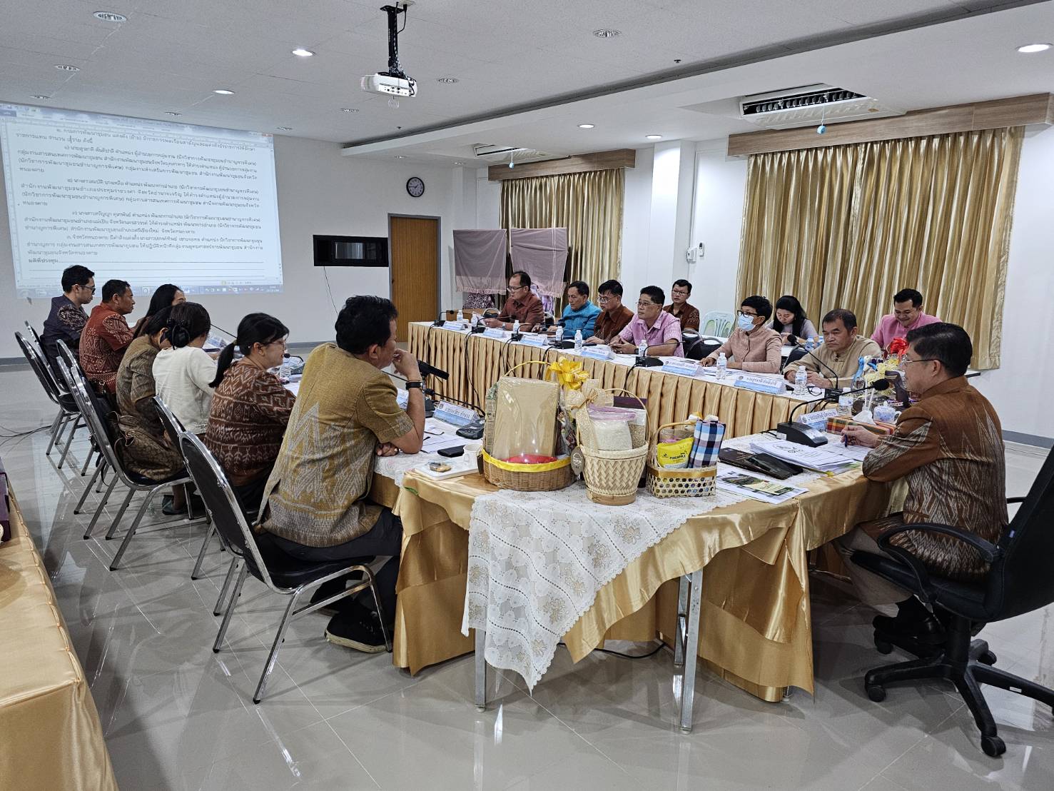 พช.หนองคาย ประชุมผู้อำนวยการกลุ่มงาน พัฒนาการอำเภอ ครั้งที่ 12 /2566