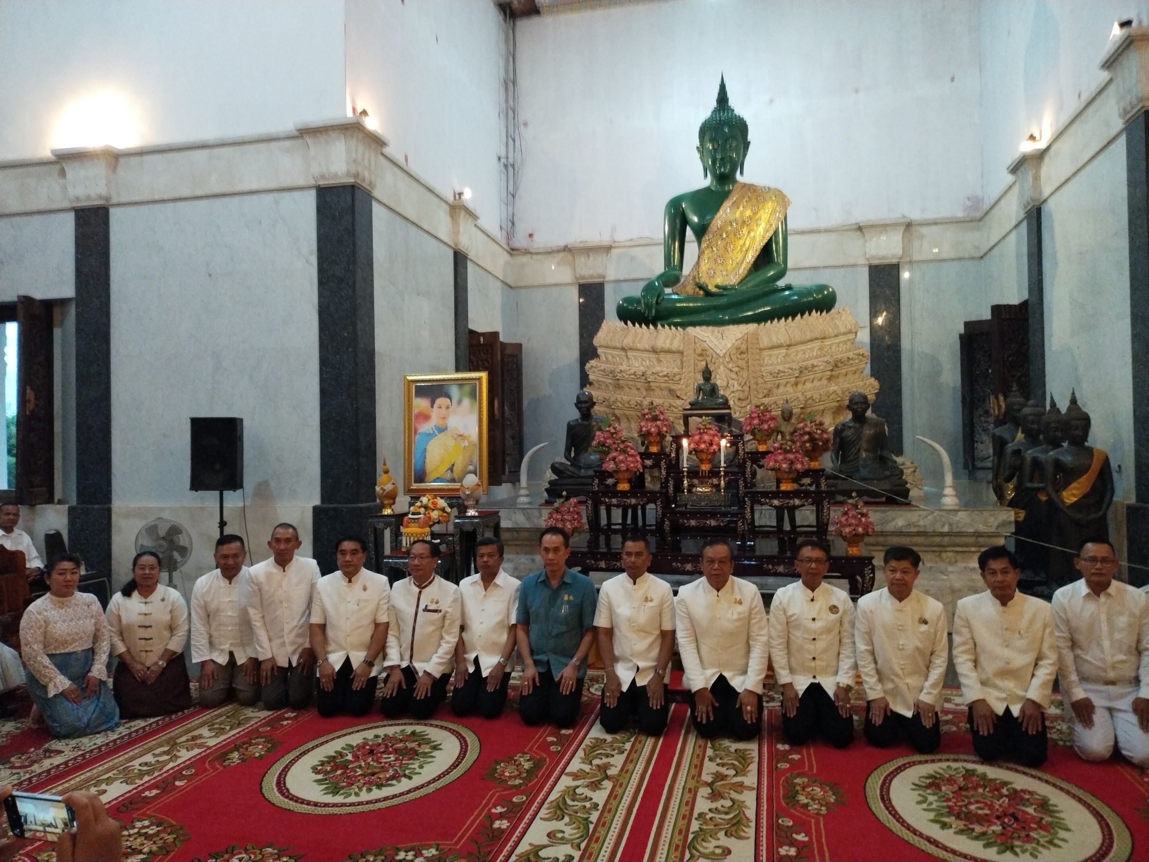 พช.หนองคาย ร่วมพิธีเจริญพระพุทธมนต์เพื่อสวดสาธยายถวายเป็นพระกุศล ถวายพระพรชัยมงคลแด่สมเด็จพระเจ้าลูกเธอ เจ้าฟ้าพัชรกิติยาภา นเรนทิราเทพยวดี กรมหลวงราชสาริณีสิริพัชร มหาวัชรราชธิดา ครั้งที่ 40/2566