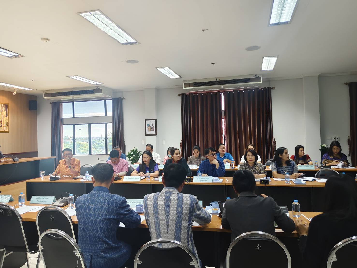 พช.หนองคาย ร่วมการประชุมเพื่อปรึกษาหารือการเตรียมจัดงาน “ฉลองอนุสาวรีย์ปราบฮ่อ ใต้ร่มพระบารมี 197 ปี เมืองหนองคาย และงานกาชาด พ.ศ.2567”