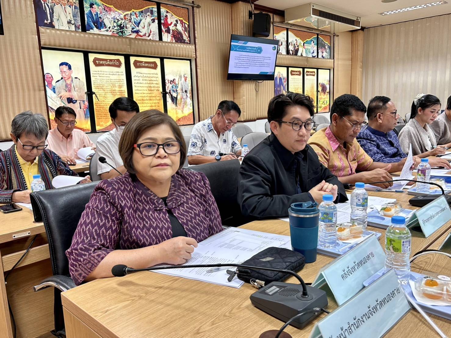 พช.หนองคาย ร่วมการประชุมคณะกรรมการร่วมภาครัฐและเอกชนเพื่อพัฒนาและแก้ไขปัญหาทางเศรษฐกิจจังหวัดหนองคาย (กรอ.จังหวัดหนองคาย) ครั้งที่ 5/2566