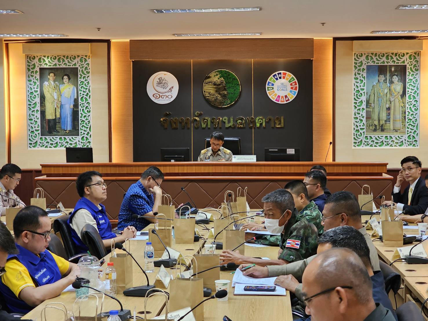 พช.หนองคาย ร่วมการประชุมคณะกรรมการศูนย์อำนวยการป้องกันและปราบปรามยาเสพติดจังหวัดหนองคาย (ศอ.ปส.จ.นค.) ครั้งที่ 11/2566