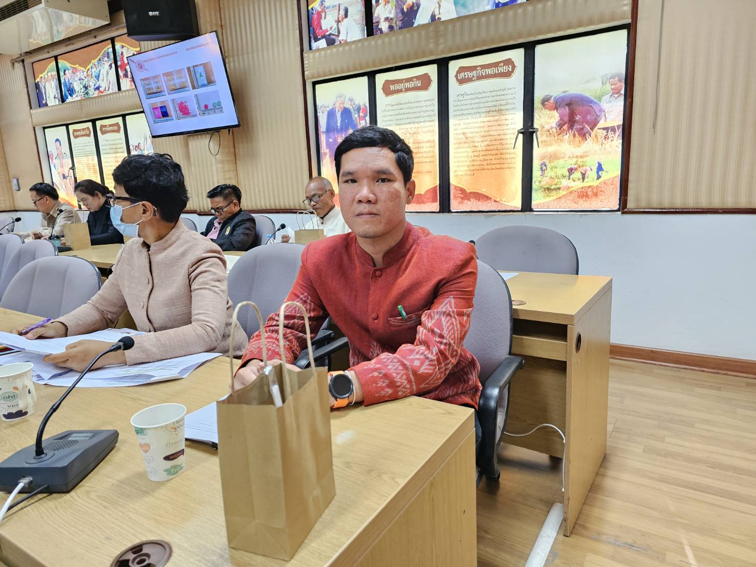 พช.หนองคาย ร่วมการประชุมคณะกรรมการศูนย์อำนวยการป้องกันและปราบปรามยาเสพติดจังหวัดหนองคาย (ศอ.ปส.จ.นค.) ครั้งที่ 11/2566