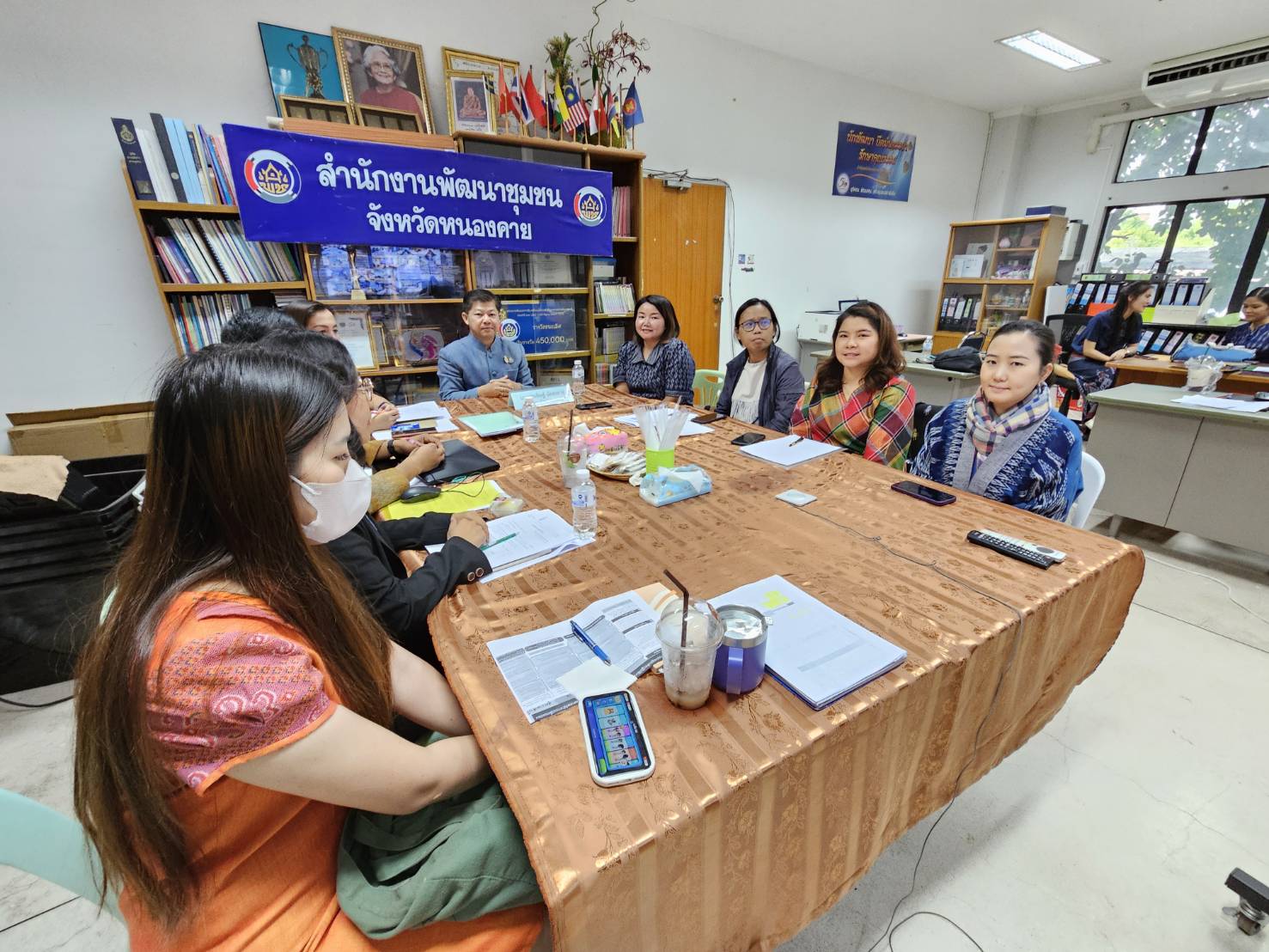 พช.หนองคาย ร่วมการประชุมโครงการเพิ่มประสิทธิภาพการตรวจสอบภายในเบื้องต้น ผ่านระบบ video conference กรมการพัฒนาชุมชน