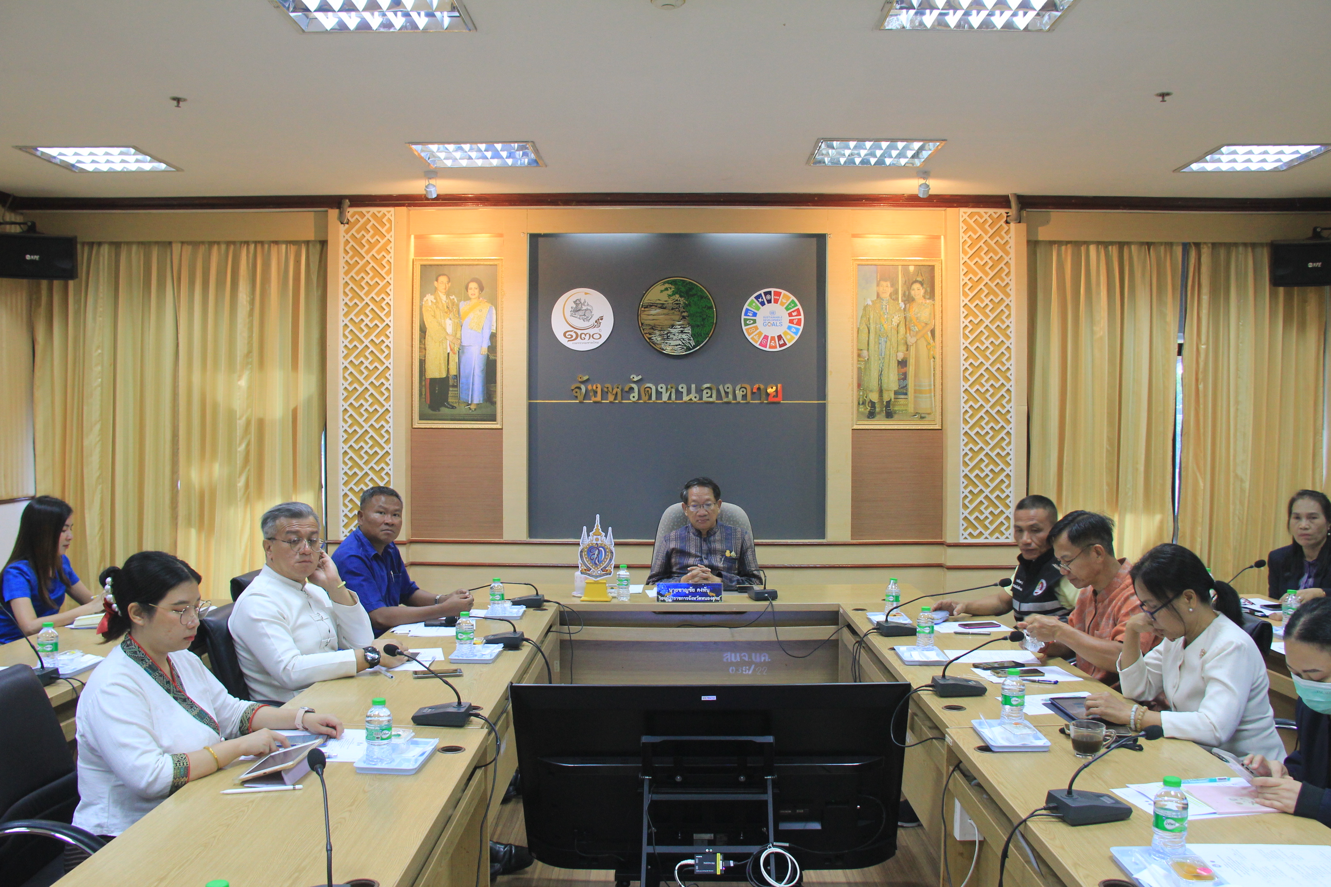 พช.หนองคาย ร่วมการประชุมหุ้นส่วนการพัฒนาระหว่างกระทรวงมหาดไทยและองค์การสหประชาชาติอย่างยั่งยืน ผ่านระบบ DOPA Channel
