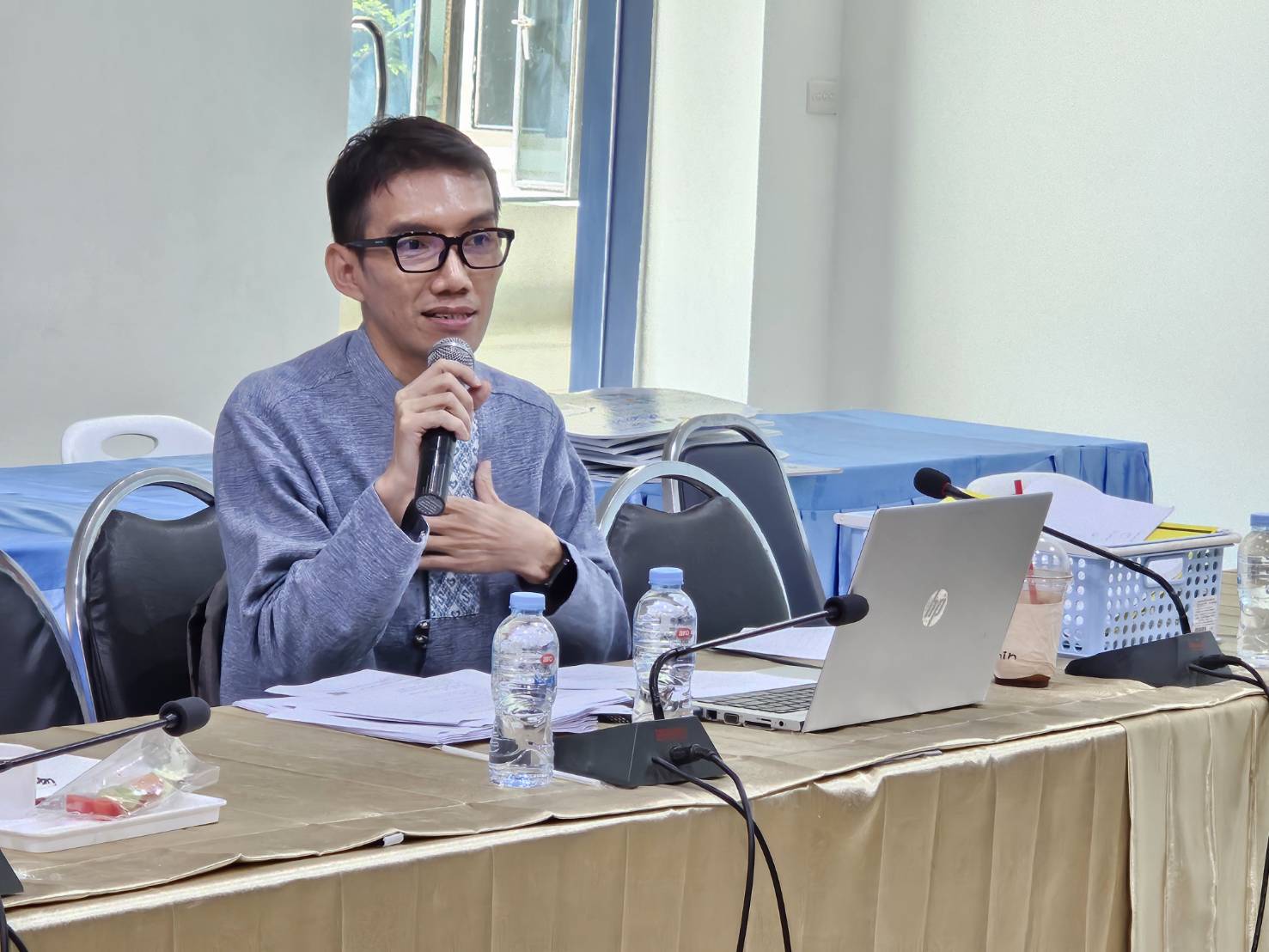 “โคก หนอง นา หนองคาย สร้างเครือข่ายร่วมพัฒนา” พช.หนองคาย จัดประชุมคณะกรรมการเครือข่ายศูนย์เรียนรู้ “โคก หนอง นา โมเดล” เพื่อจัดตั้งคณะกรรมการเครือข่ายฯ พร้อมแนะนำแอป “Click ชุมชน”