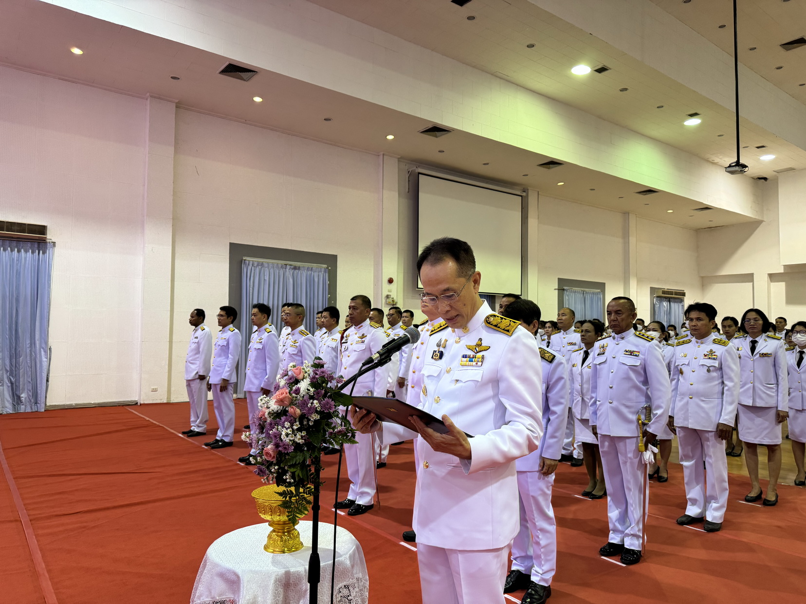 พช.หนองคาย ร่วมพิธีวางพวงมาลาถวายราชสักการะ เนื่องในวันสมเด็จพระมหาธีรราชเจ้า 25 พฤศจิกายน 2566