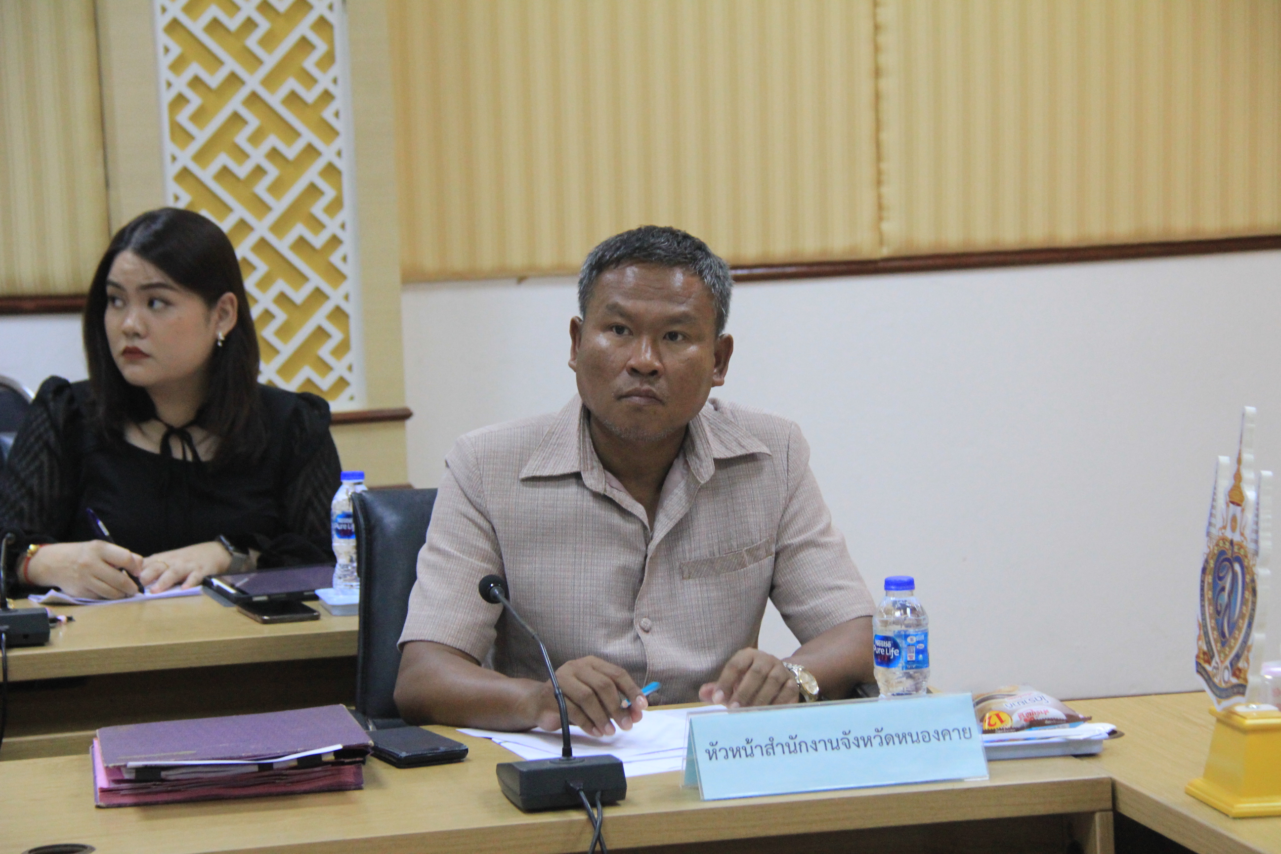 พช.หนองคาย ร่วมประชุมบูรณาการการพัฒนากลุ่มจังหวัดภาคตะวันออกเฉียงเหนือตอนบน 1 (บึงกาฬ เลย หนองคาย หนองบัวลำภู และอุดรธานี) ผ่านระบบวีดิทัศน์ทางไกล (VCS)