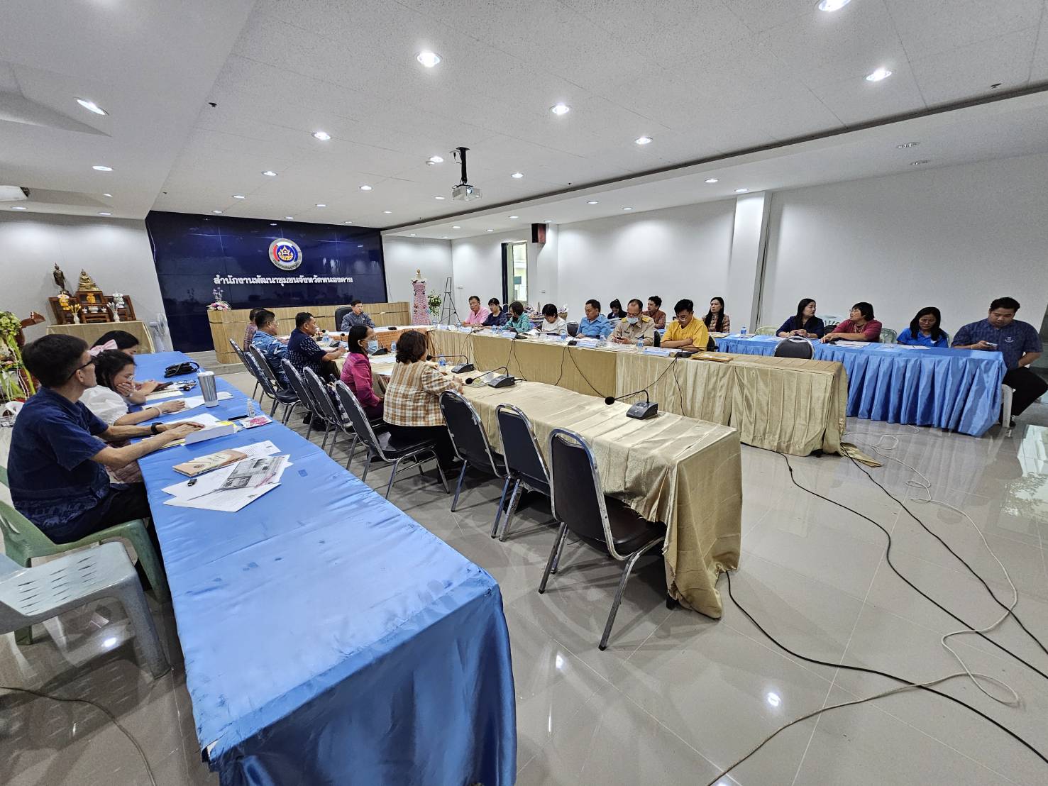 พช.หนองคาย ประชุมผู้อำนวยการกลุ่มงาน พัฒนาการอำเภอ ครั้งที่ 11 /2566