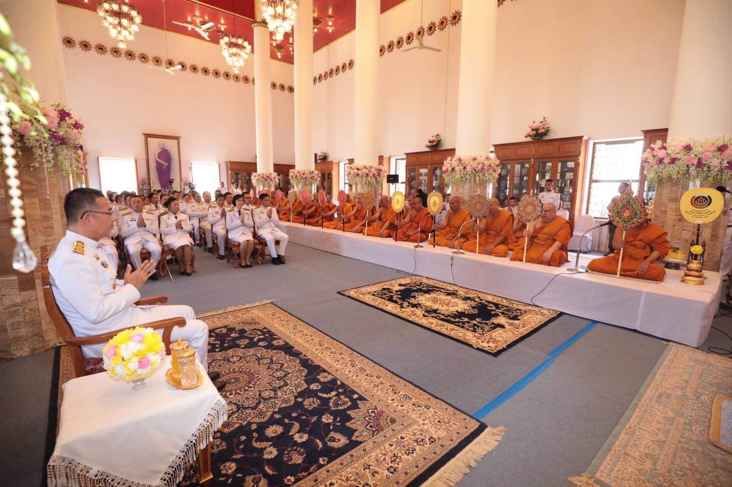 พช.หนองคาย ร่วมพิธีถวายผ้าพระกฐินพระราชทาน โดยกรมการพัฒนาชุมชน ณ วัดพิกุลทอง พระอารามหลวง จังหวัดสิงห์บุรี