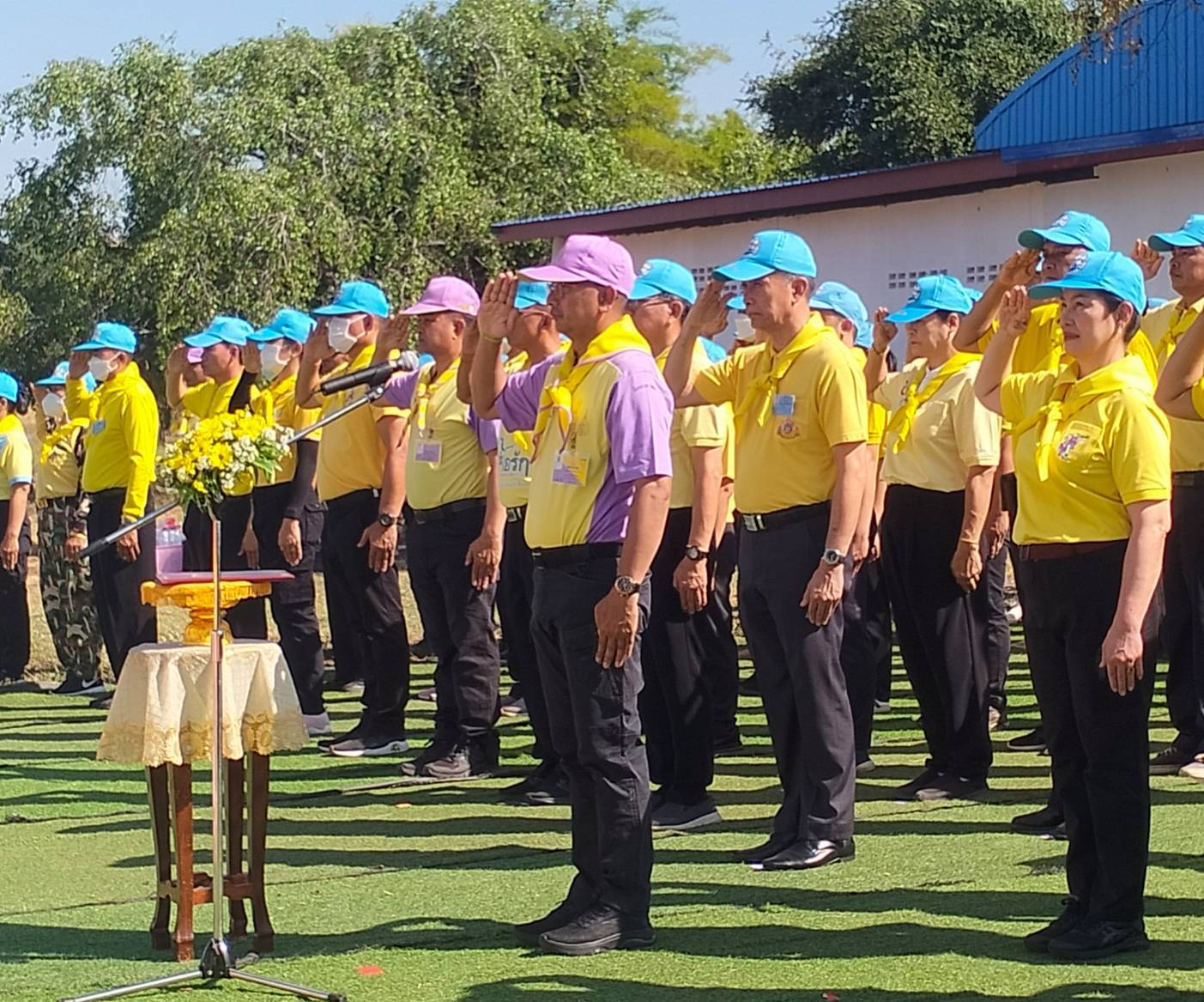 พช.หนองคาย ร่วมกิจกรรมจิตอาสาพัฒนา เนื่องในวันคล้ายวันพระบรมราชสมภพพระบาทสมเด็จพระบรมชนกาธิเบศร มหาภูมิพลอดุลยเดชมหาราช บรมนาถบพิตร วันชาติ วันพ่อแห่งชาติ และวันดินโลก 5 ธันวาคม 2566