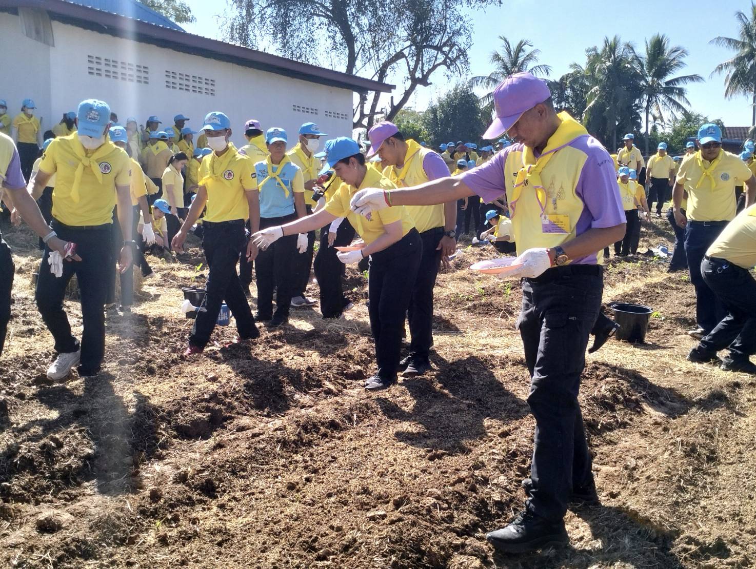 พช.หนองคาย ร่วมกิจกรรมจิตอาสาพัฒนา เนื่องในวันคล้ายวันพระบรมราชสมภพพระบาทสมเด็จพระบรมชนกาธิเบศร มหาภูมิพลอดุลยเดชมหาราช บรมนาถบพิตร วันชาติ วันพ่อแห่งชาติ และวันดินโลก 5 ธันวาคม 2566