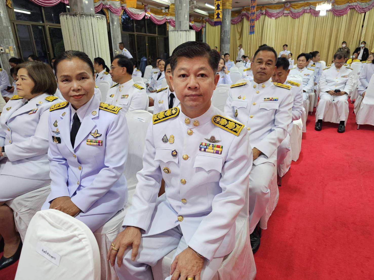 พช.หนองคาย ร่วมพิธีทำบุญตักบาตรเพื่อถวายเป็นพระกุศล และพิธีวางพานพุ่มดอกไม้ถวายราชสักการะ เนื่องในวันคล้ายวันประสูติ สมเด็จพระเจ้าลูกเธอ เจ้าฟ้าพัชรกิติยาภา นเรนทิราเทพยวดี กรมหลวงราชสาริณีสิริพัชร มหาวัชรราชธิดา