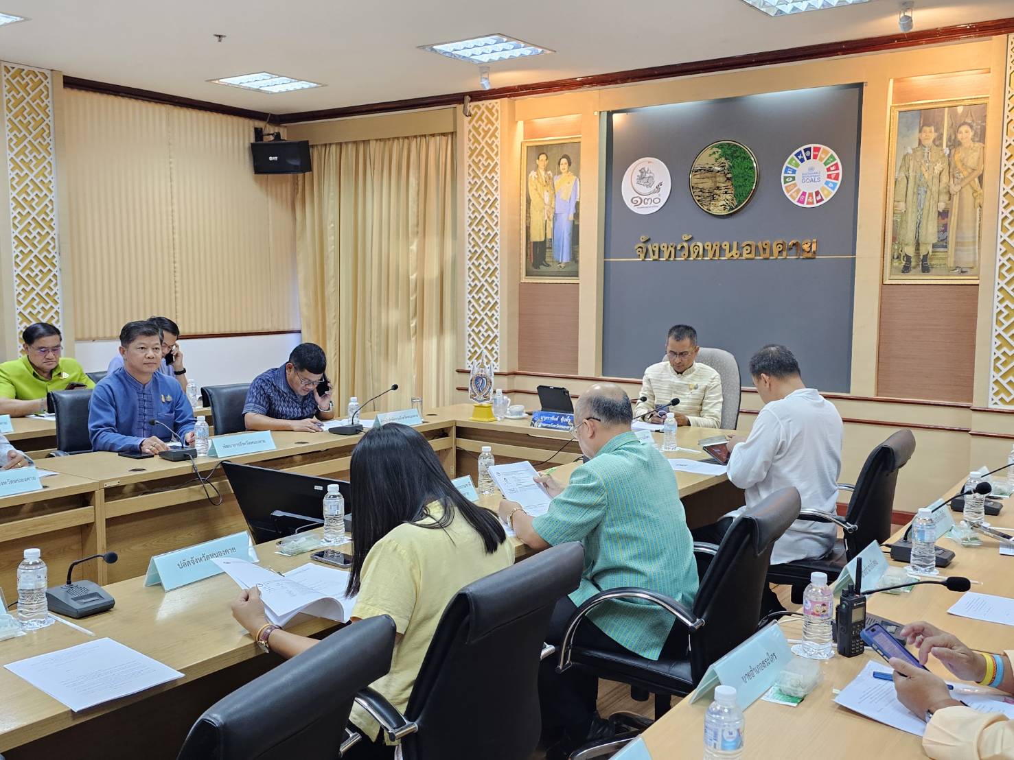 พช.หนองคาย ร่วมการประชุมเตรียมความพร้อมงานเฉลิมพระเกียรติ พระบาทสมเด็จพระเจ้าอยู่หัว เนื่องในโอกาสมหามงคล เฉลิมพระชนมพรรษา 6 รอบ 28 กรกฎาคม 2567 กระทรวงมหาดไทย